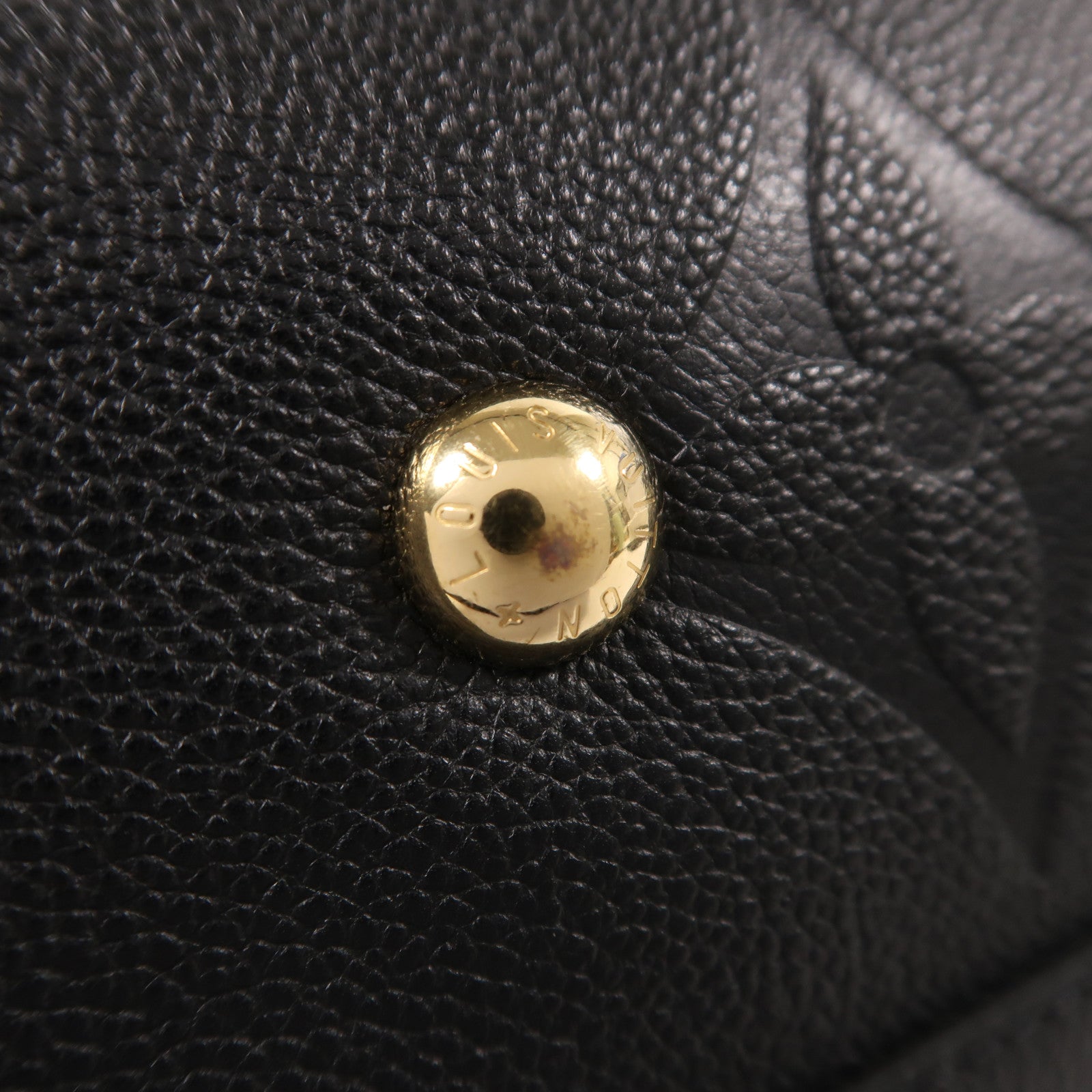 LOUIS VUITTON Monogram Empreinte CarryAll MM金扣肩背袋