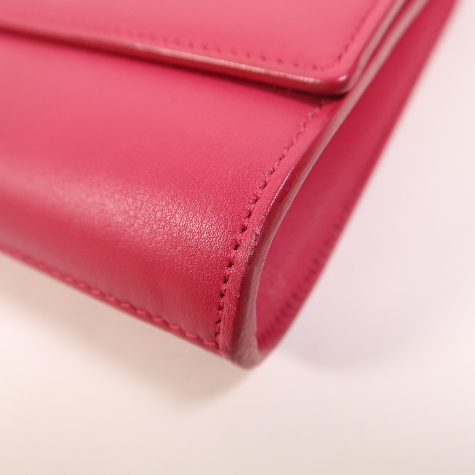 SAINT LAURENT 牛皮皮革Y Line Clutch Bag金扣手拿包