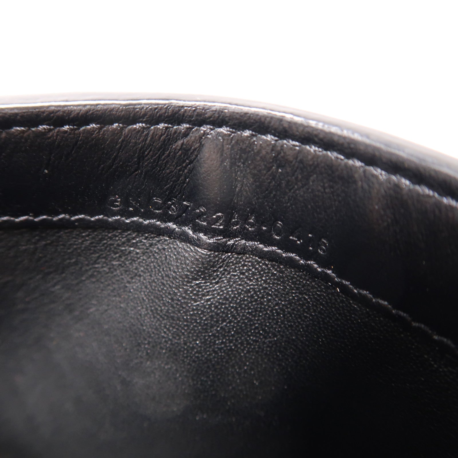 SAINT LAURENT 【激減優惠】牛皮皮革Long Wallet銀扣長錢包黑色