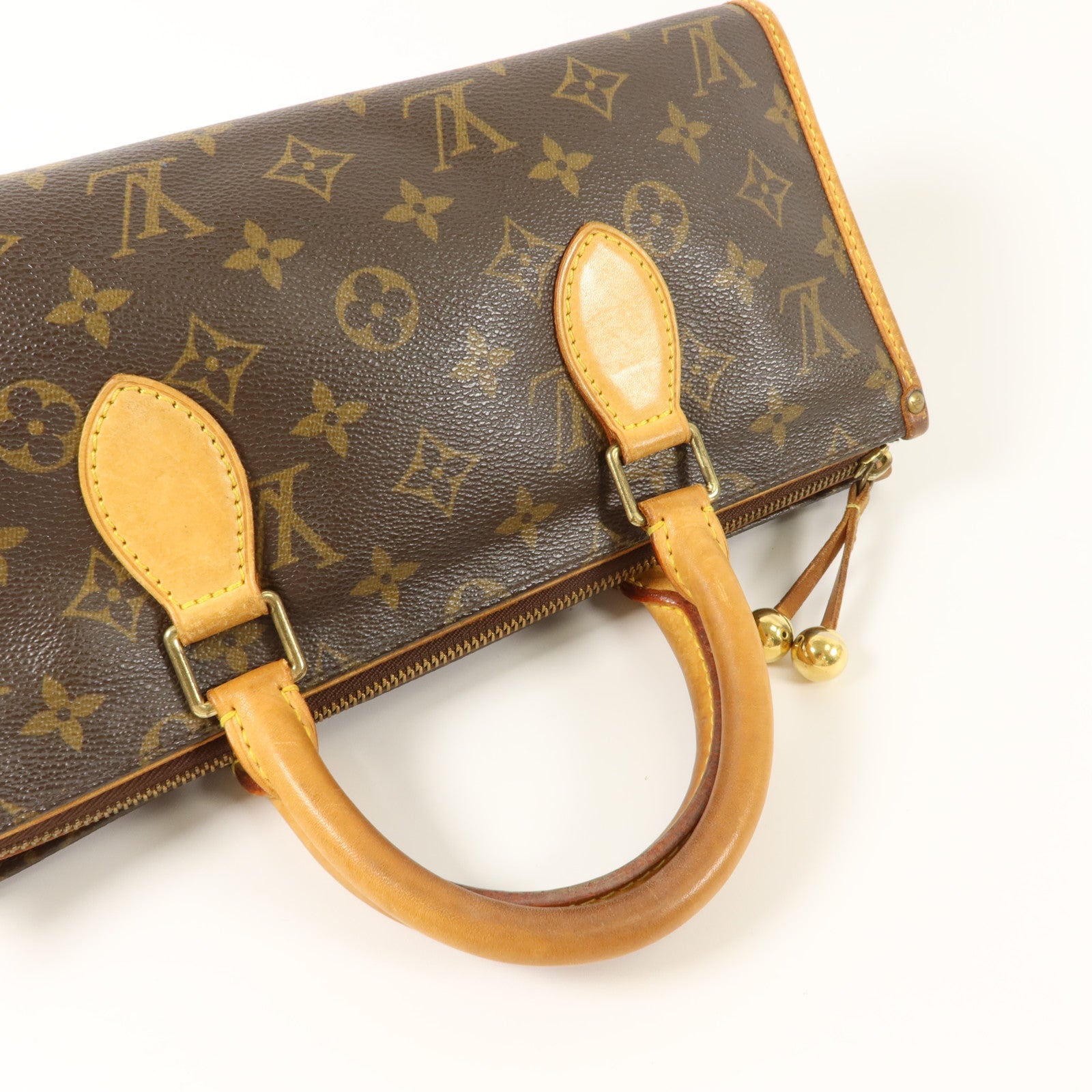 LOUIS VUITTON Monogram Popincourt金扣手挽袋