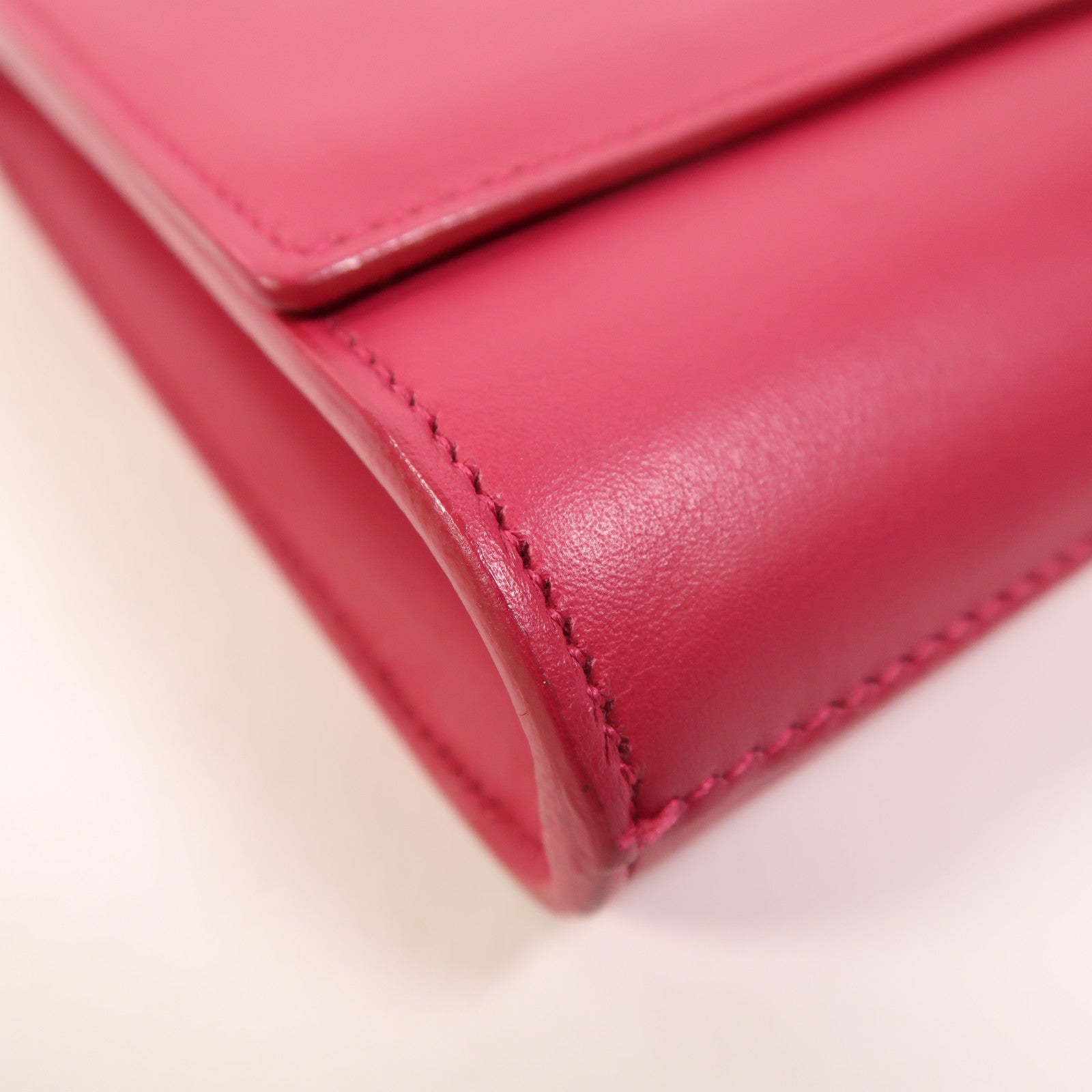 SAINT LAURENT 牛皮皮革Y Line Clutch Bag金扣手拿包