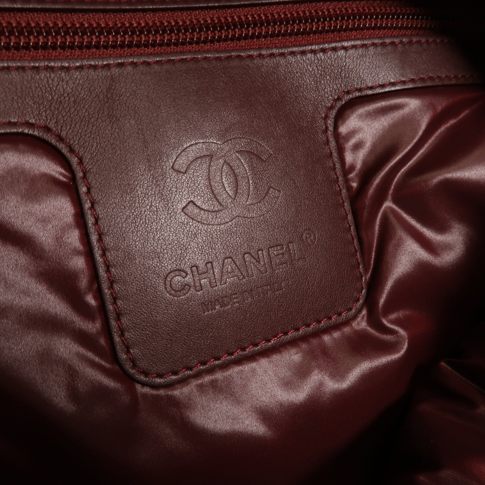CHANEL 尼龍Coco Cocoon Backpack銀扣背包