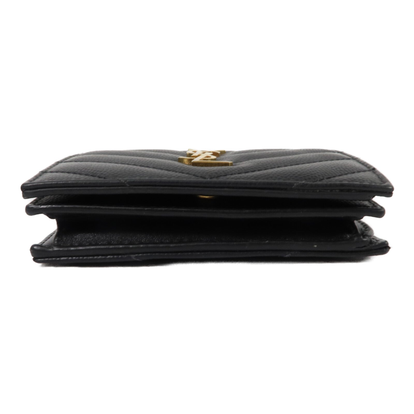SAINT LAURENT 牛皮皮革Compact Zippered Wallet錢包