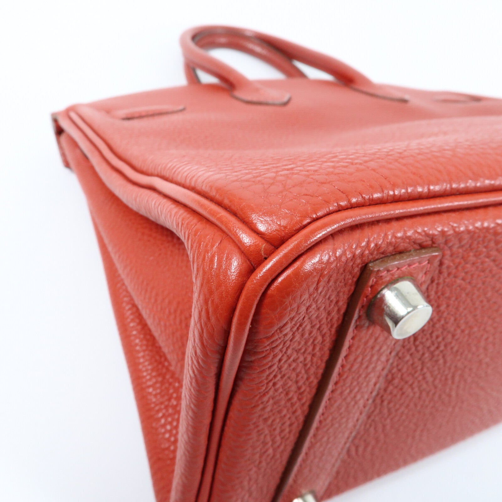 HERMES Togo皮革Birkin 25銀扣手挽袋