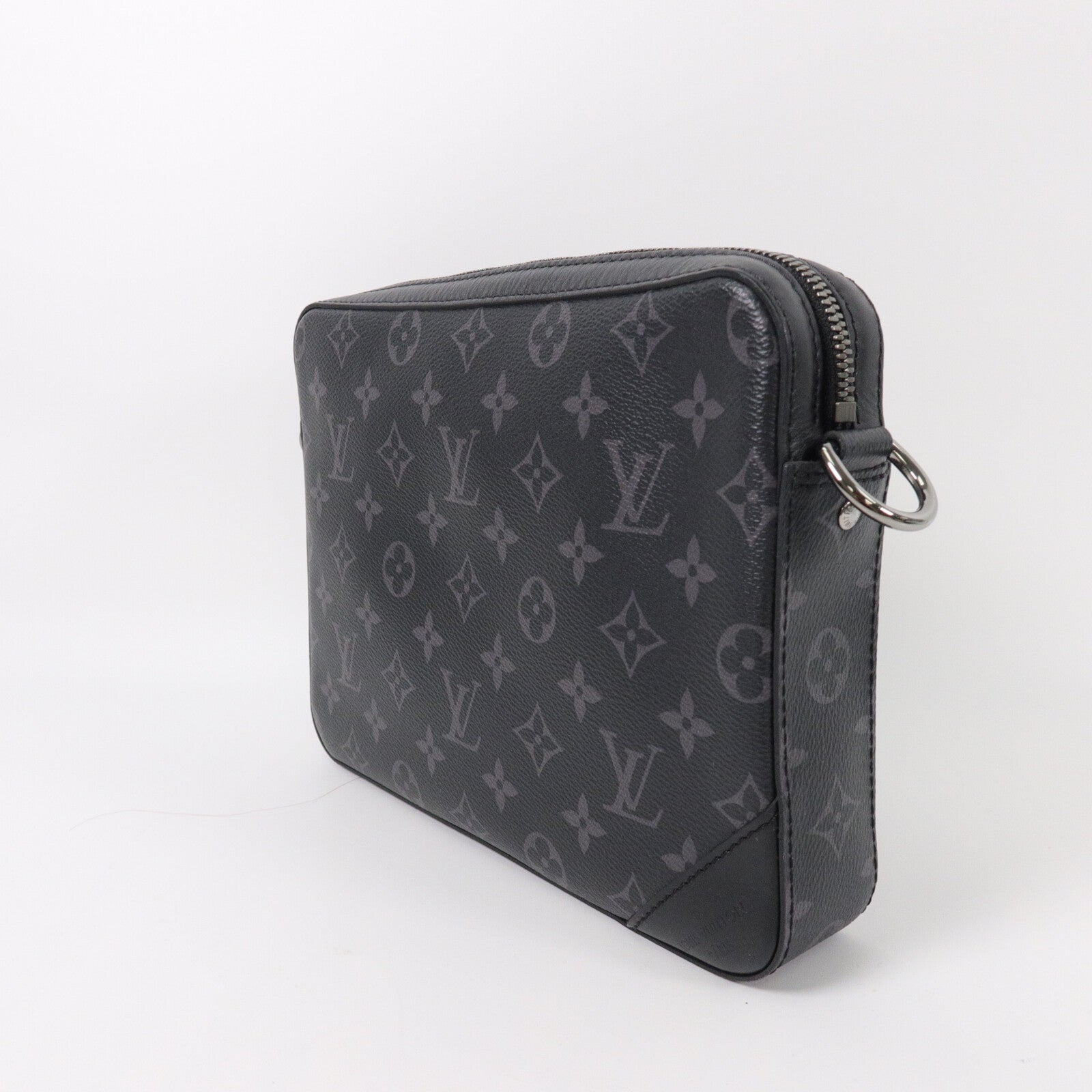 LOUIS VUITTON Monogram Eclipse Reverse Trio Messenger肩背袋