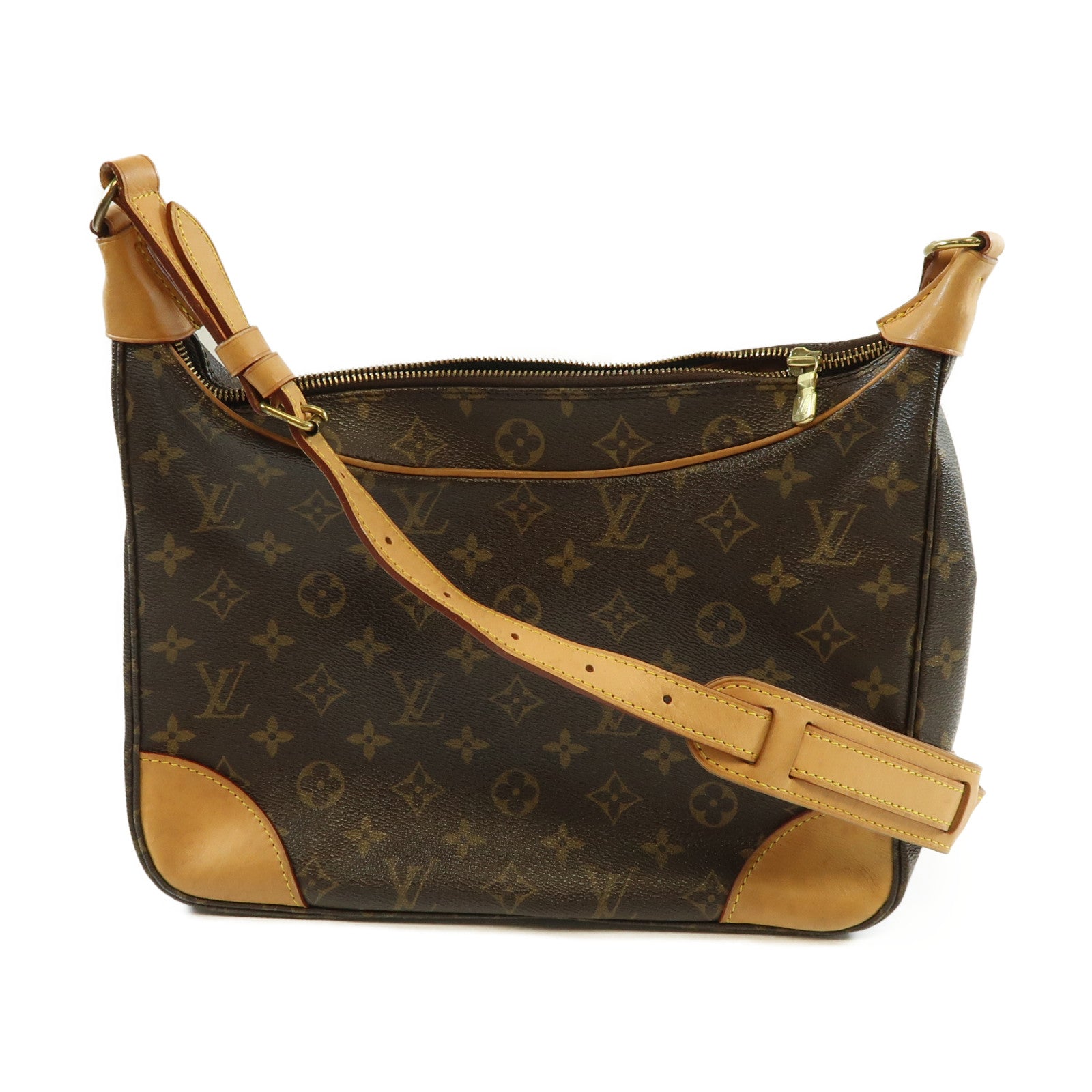 LOUIS VUITTON Monogram Boulogne肩背袋啡色
