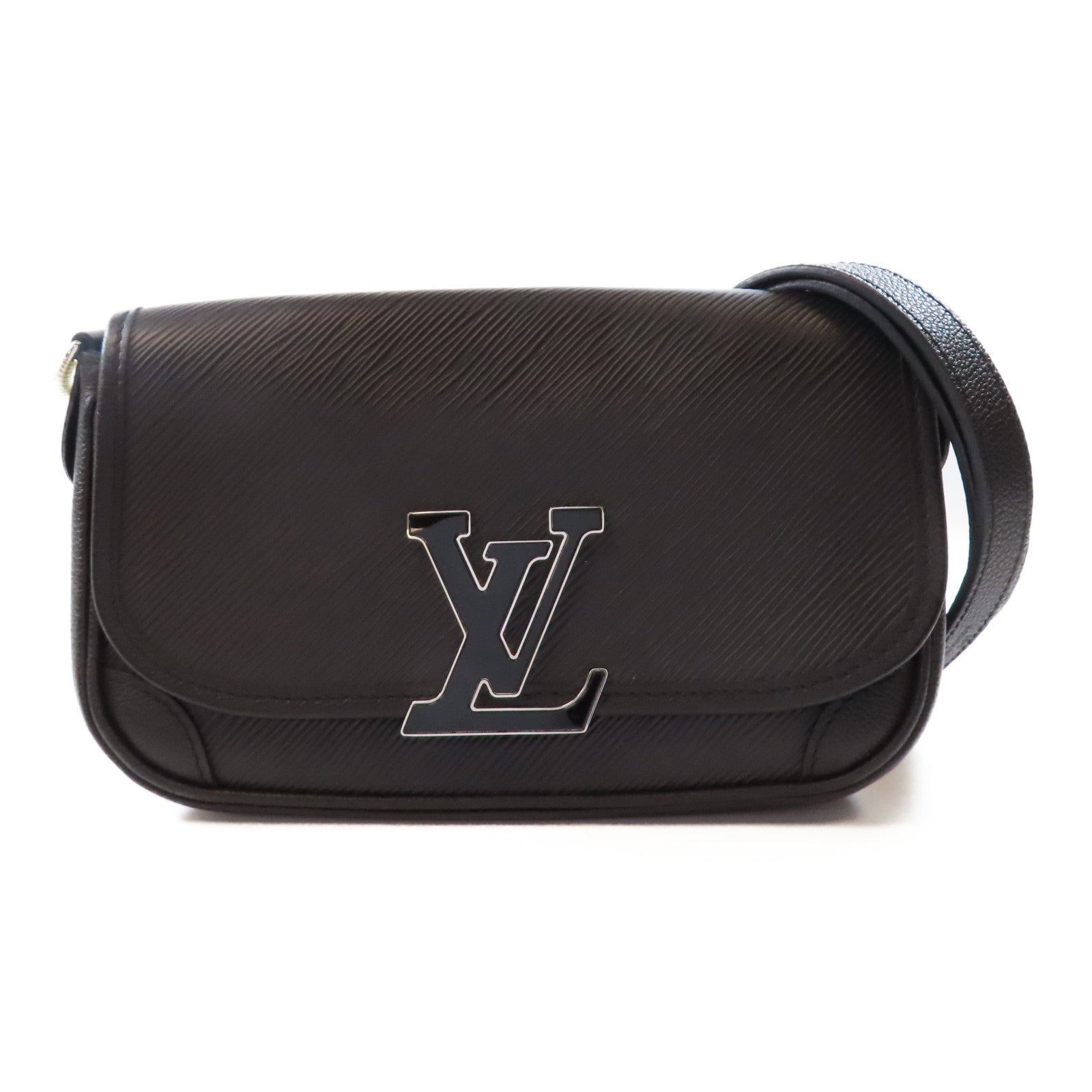 LOUIS VUITTON LV SHW Buci Shoulder Bag M59386 Epi Leather Black