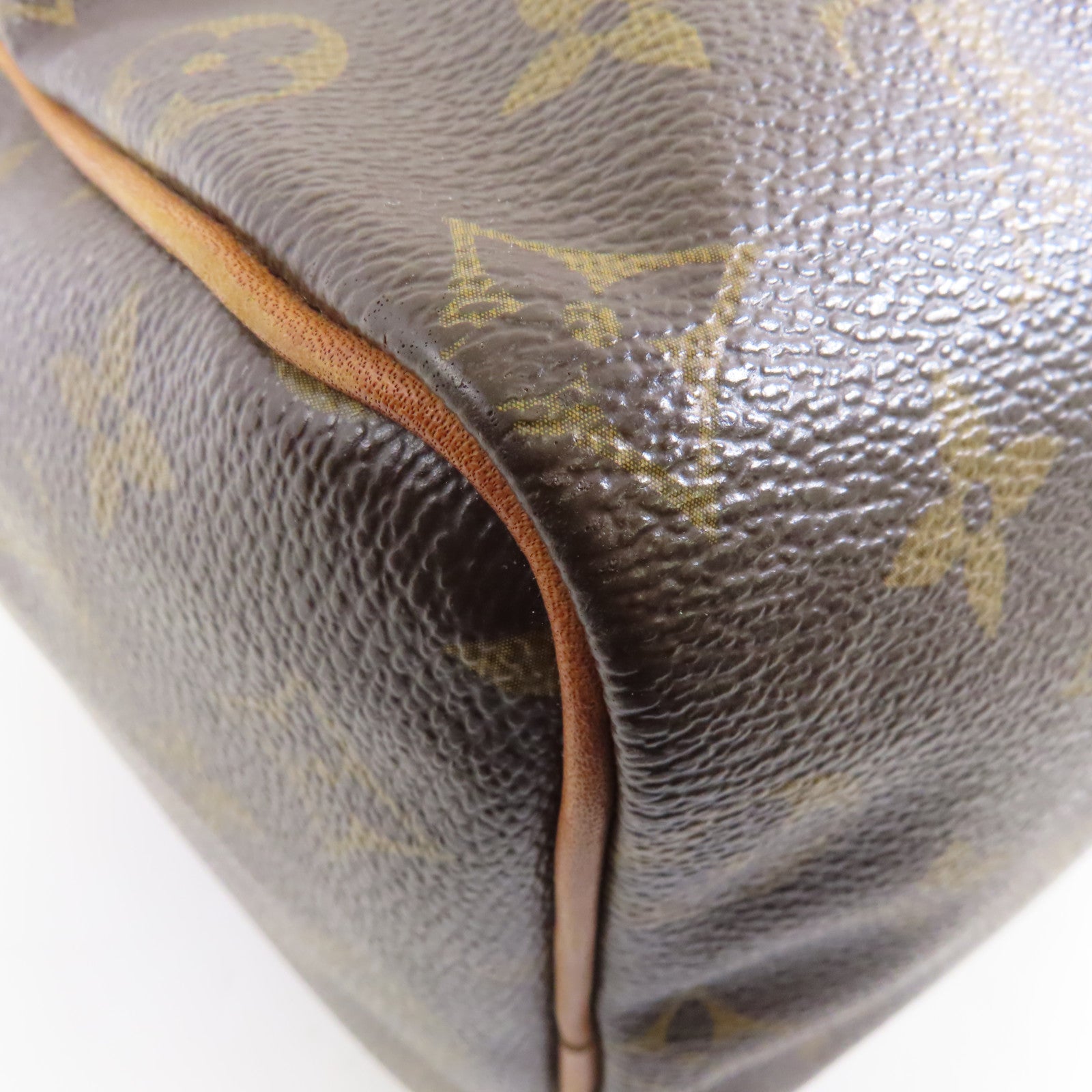 LOUIS VUITTON Monogram Speedy 25金扣手挽袋啡色