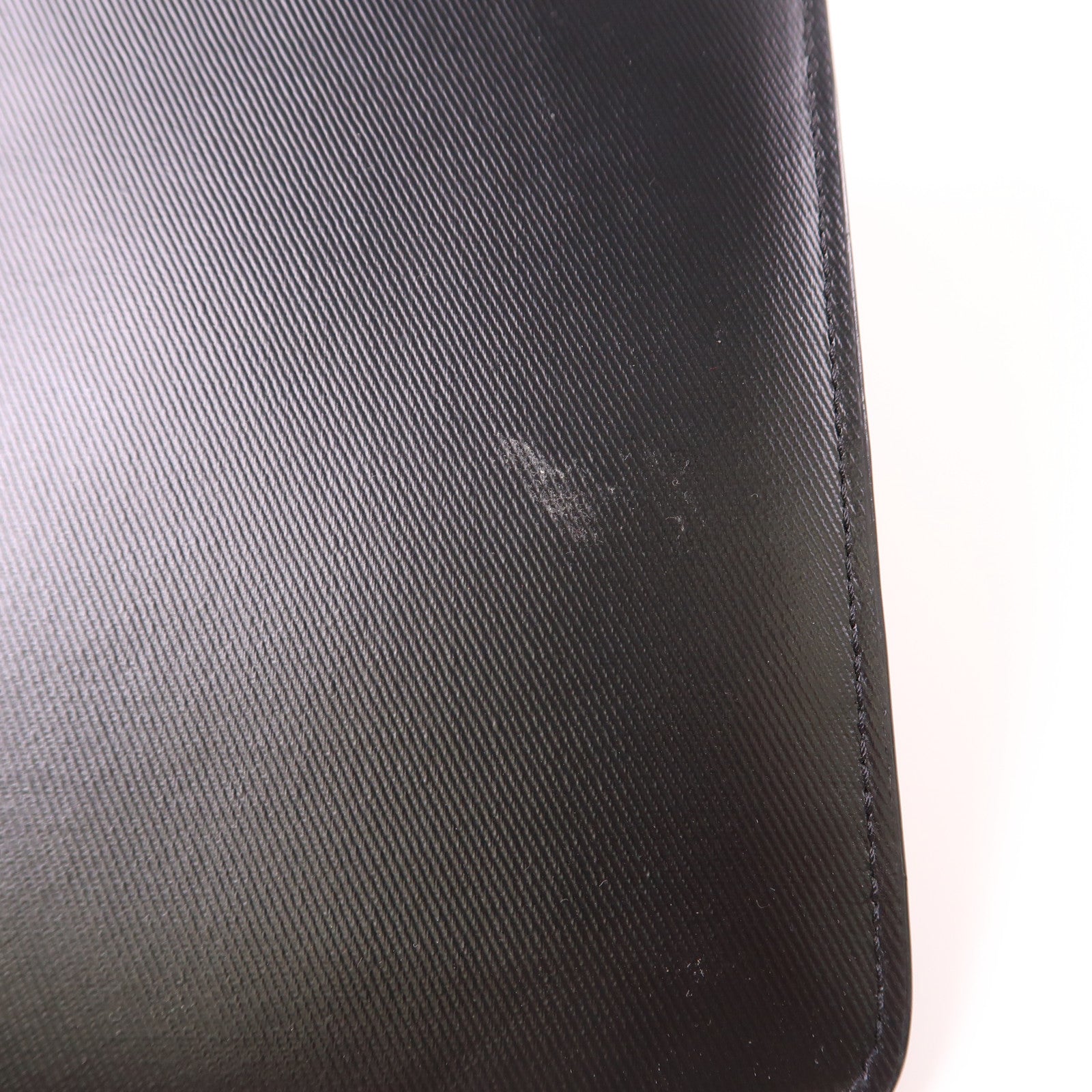 GIVENCHY SHW Hand Bag Clutch Bag Calfskin Leather Black