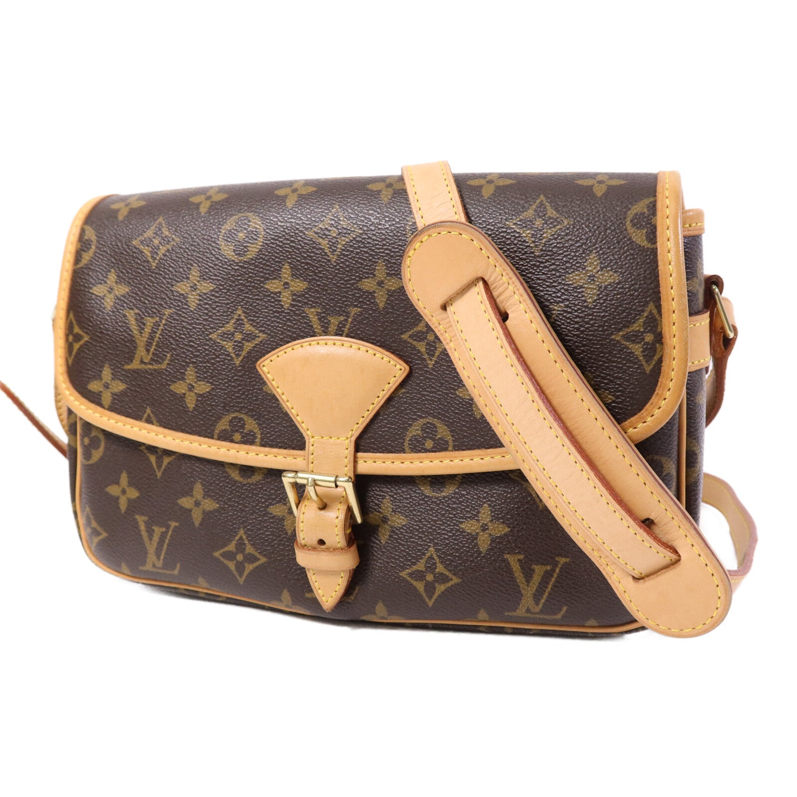 LOUIS VUITTON Monogram Sologne金扣肩背袋