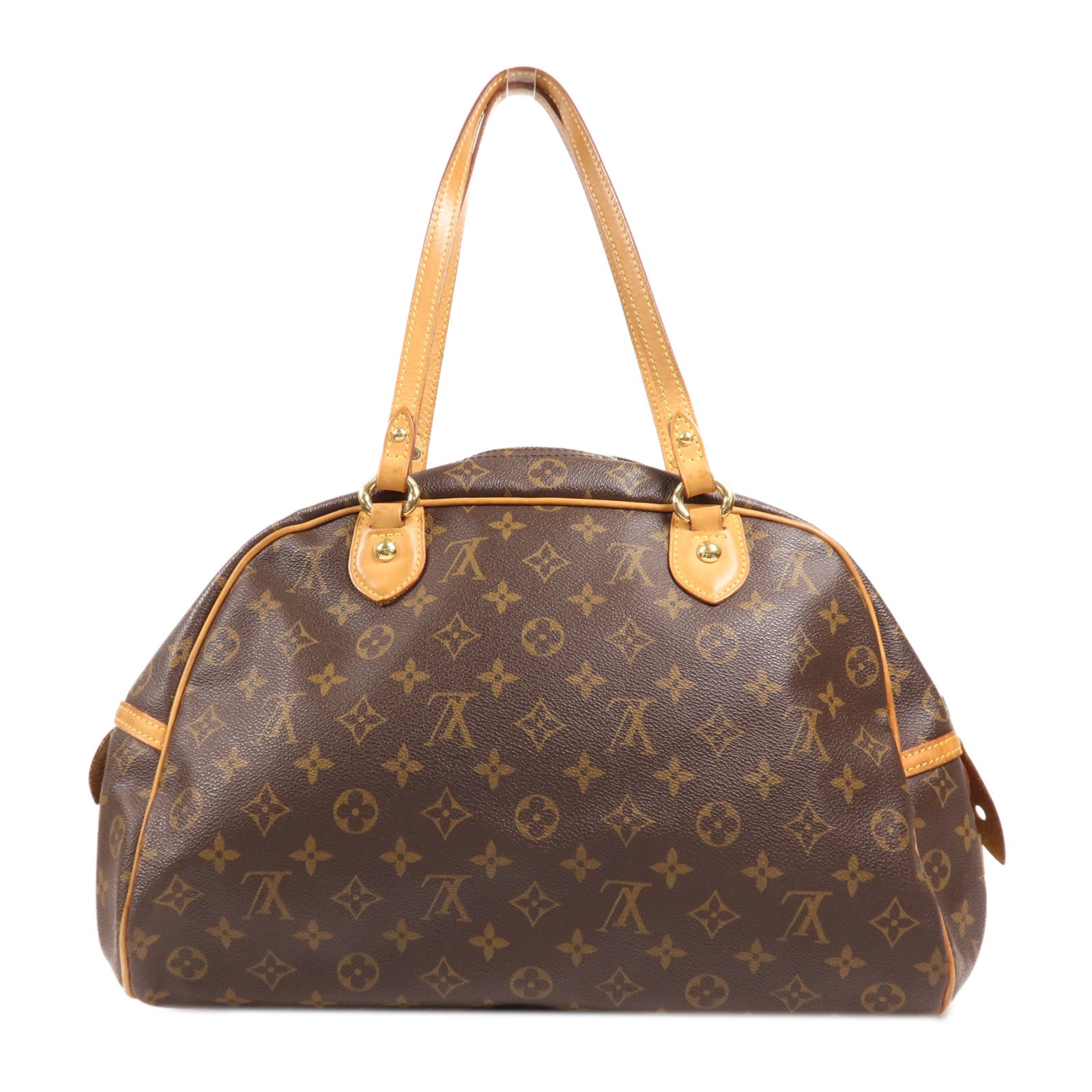 LOUIS VUITTON 【激減優惠】Monogram Montorgueil GM金扣肩背袋