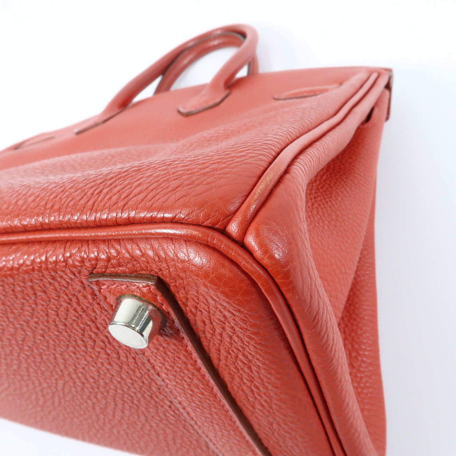 HERMES Togo皮革Birkin 25銀扣手挽袋