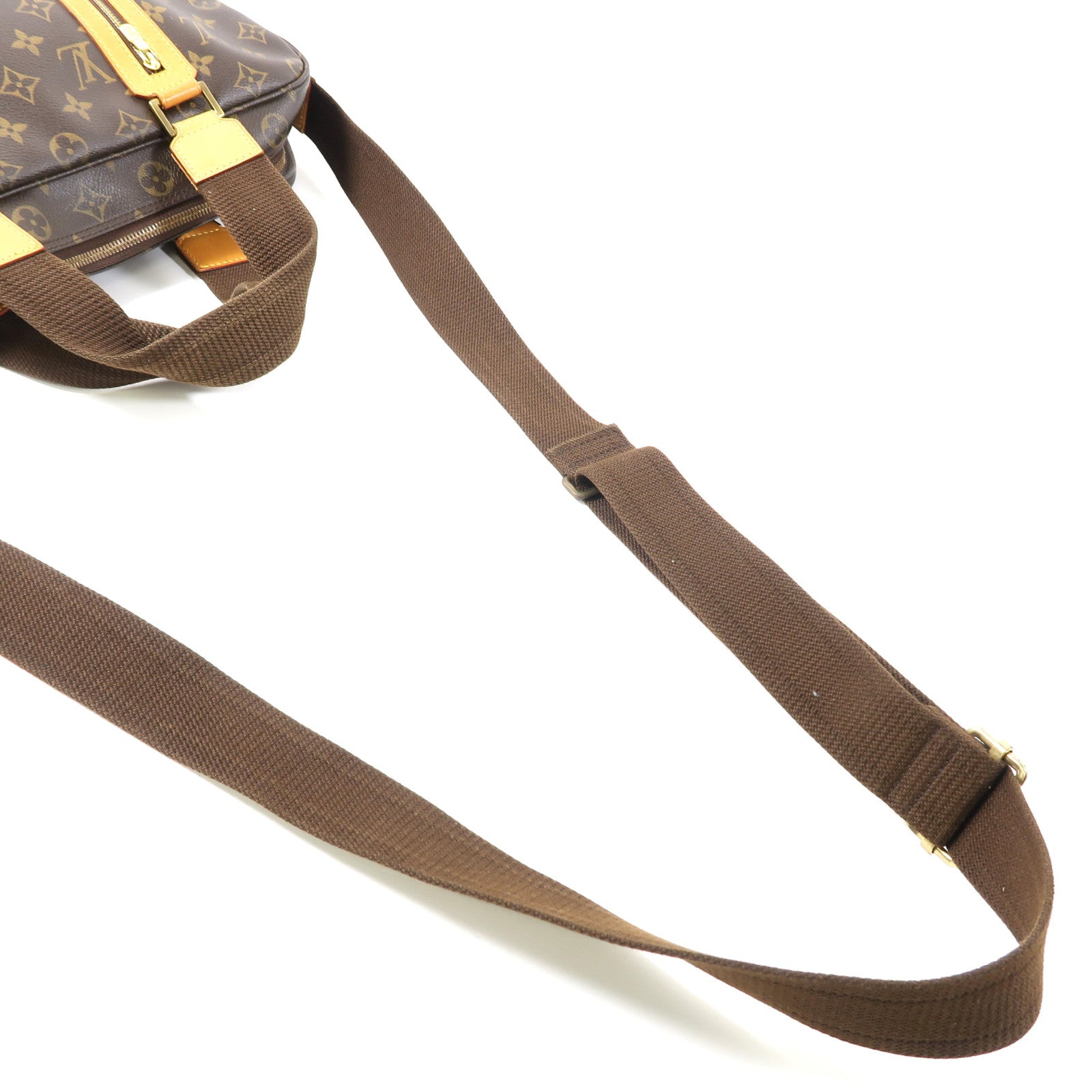 LOUIS VUITTON 【激減優惠】Monogram SackBosphere金扣手挽肩背兩用袋啡色