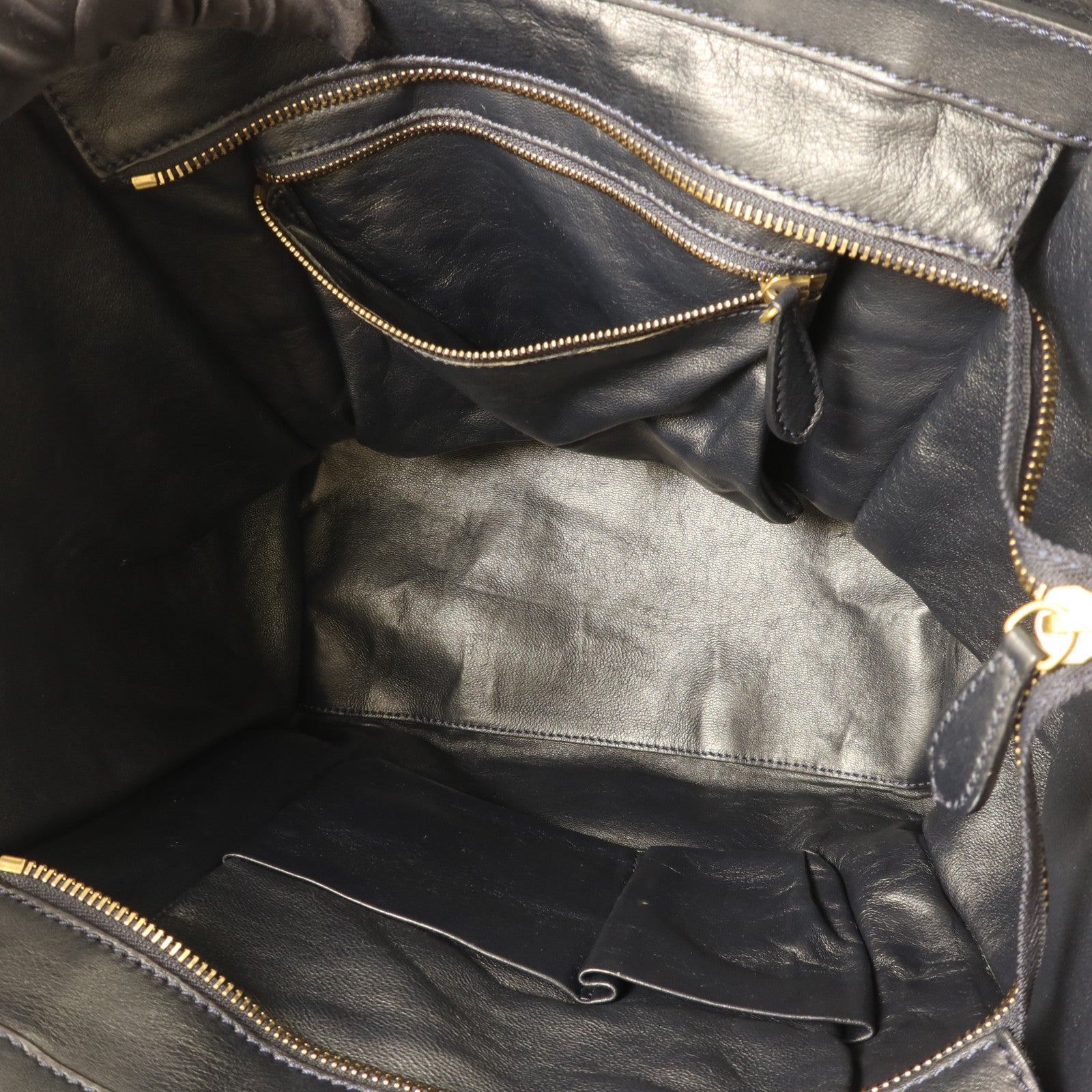 CELINE 蛇皮皮革Mini Luggage金扣手挽袋