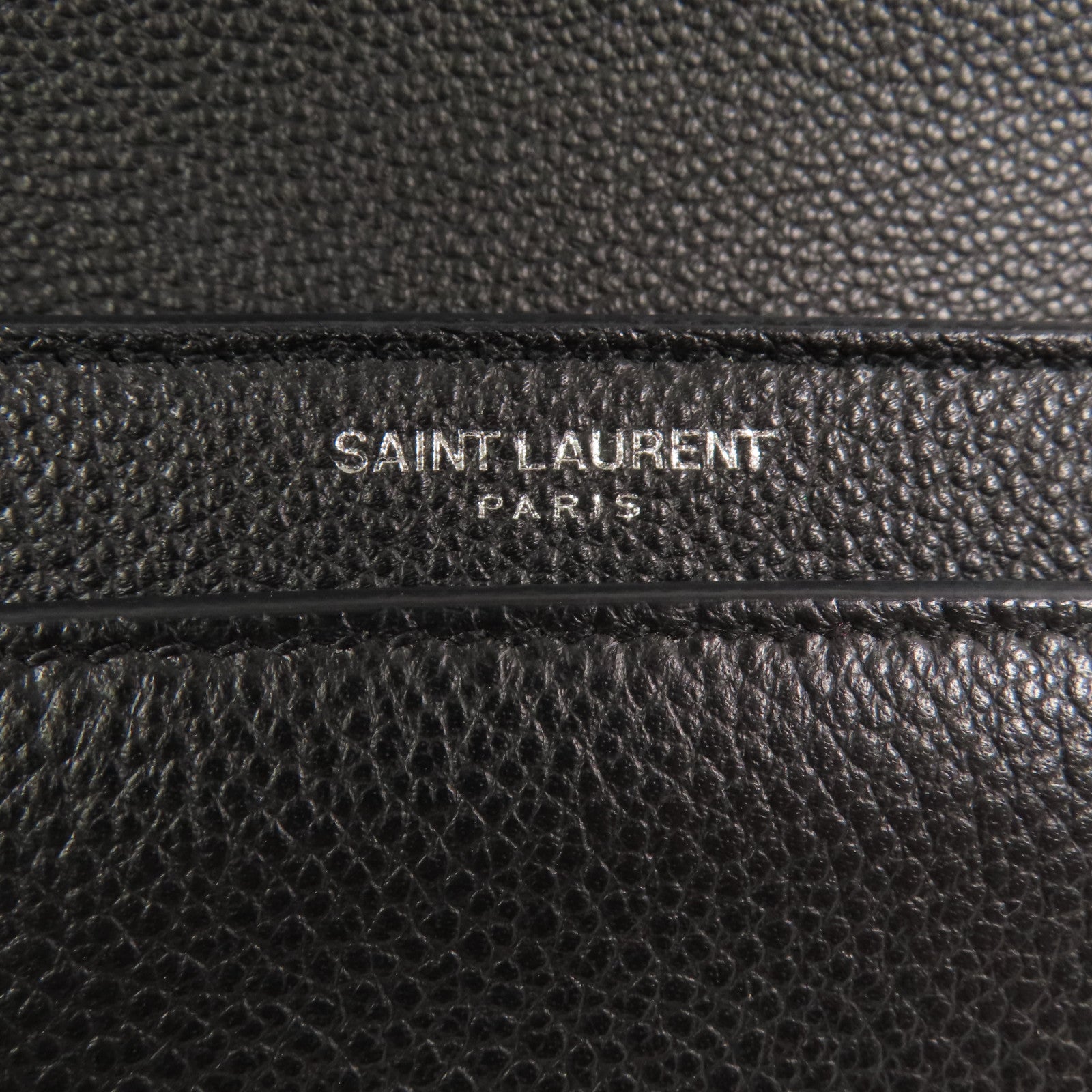 SAINT LAURENT 牛皮皮革Sunset Medium銀扣鏈帶肩背袋