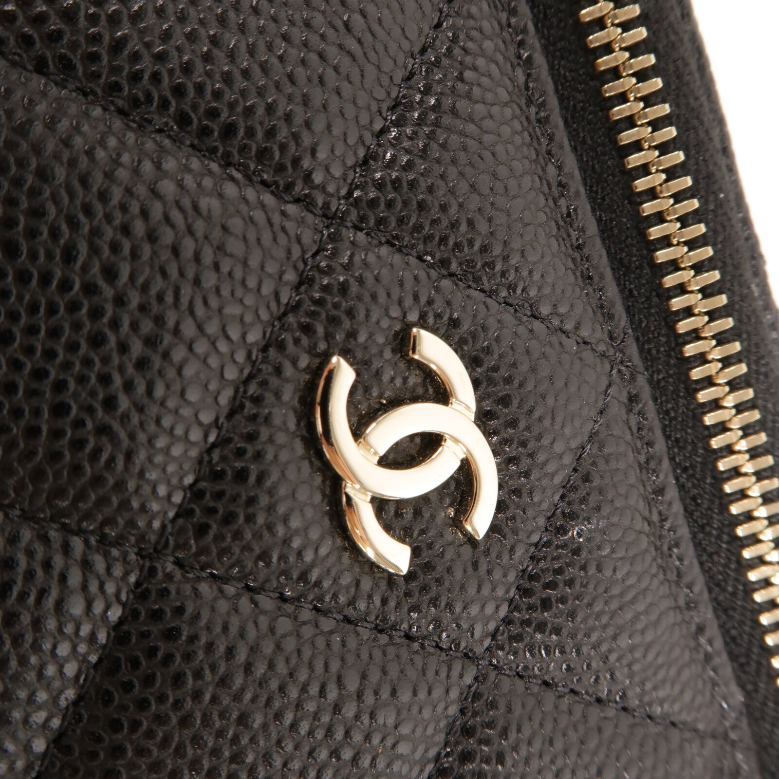 CHANEL 牛皮皮革Vanity Case鏈帶肩背袋