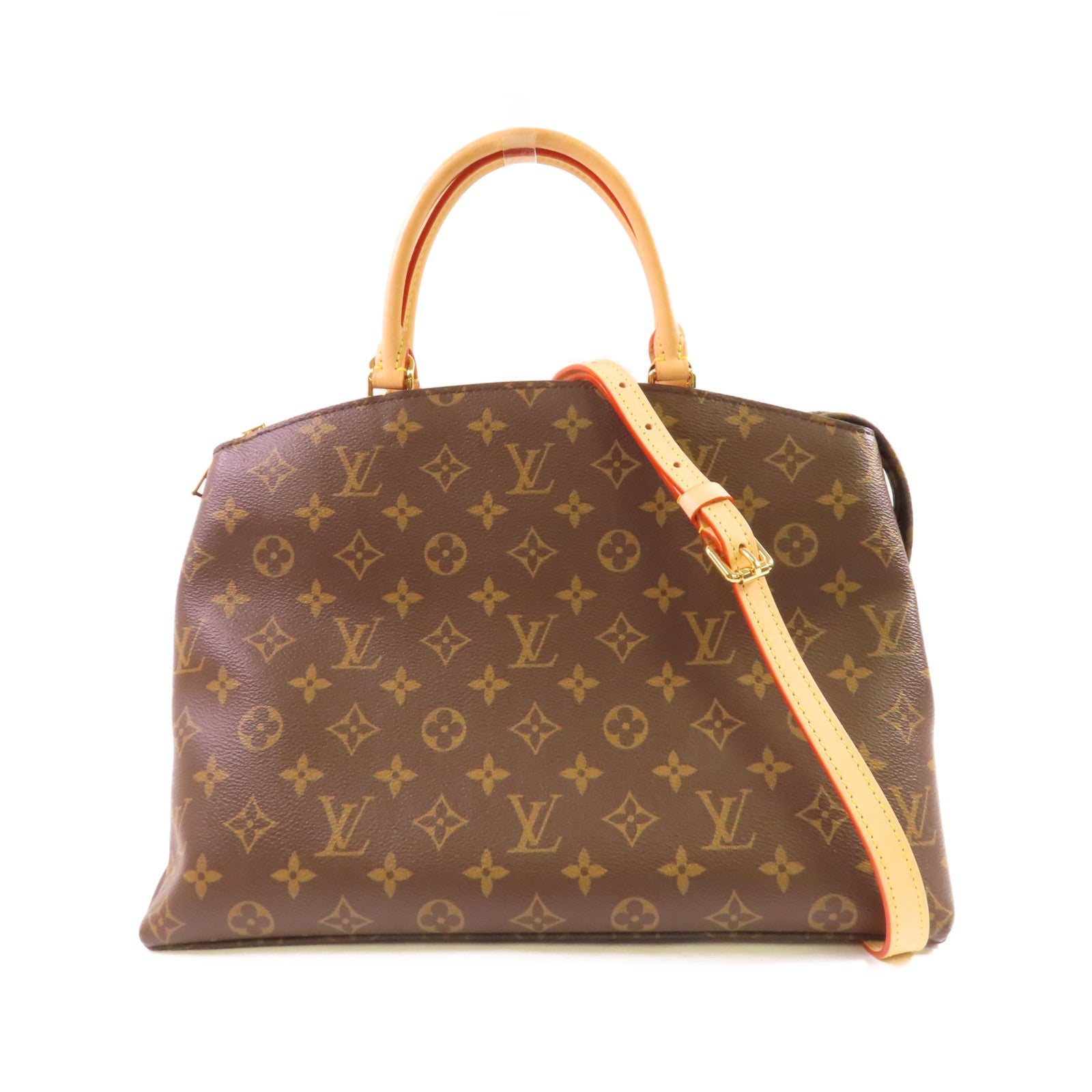 LOUIS VUITTON 【激減優惠】Monogram Grand Palais MM MNG金扣手挽肩背兩用袋啡色