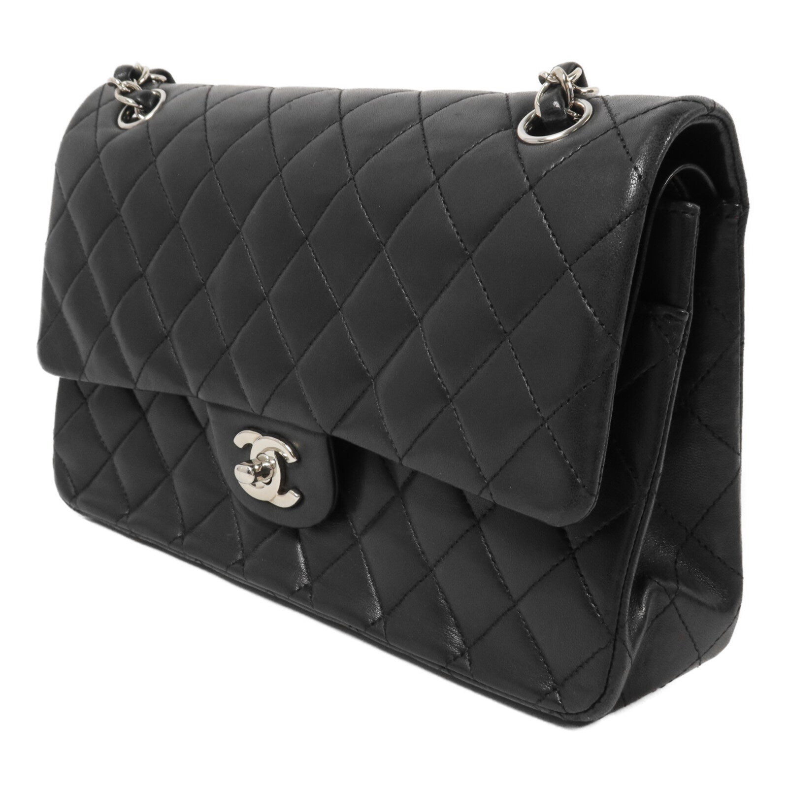 CHANEL 羊皮皮革Vintage Classic 25鏈帶肩背袋