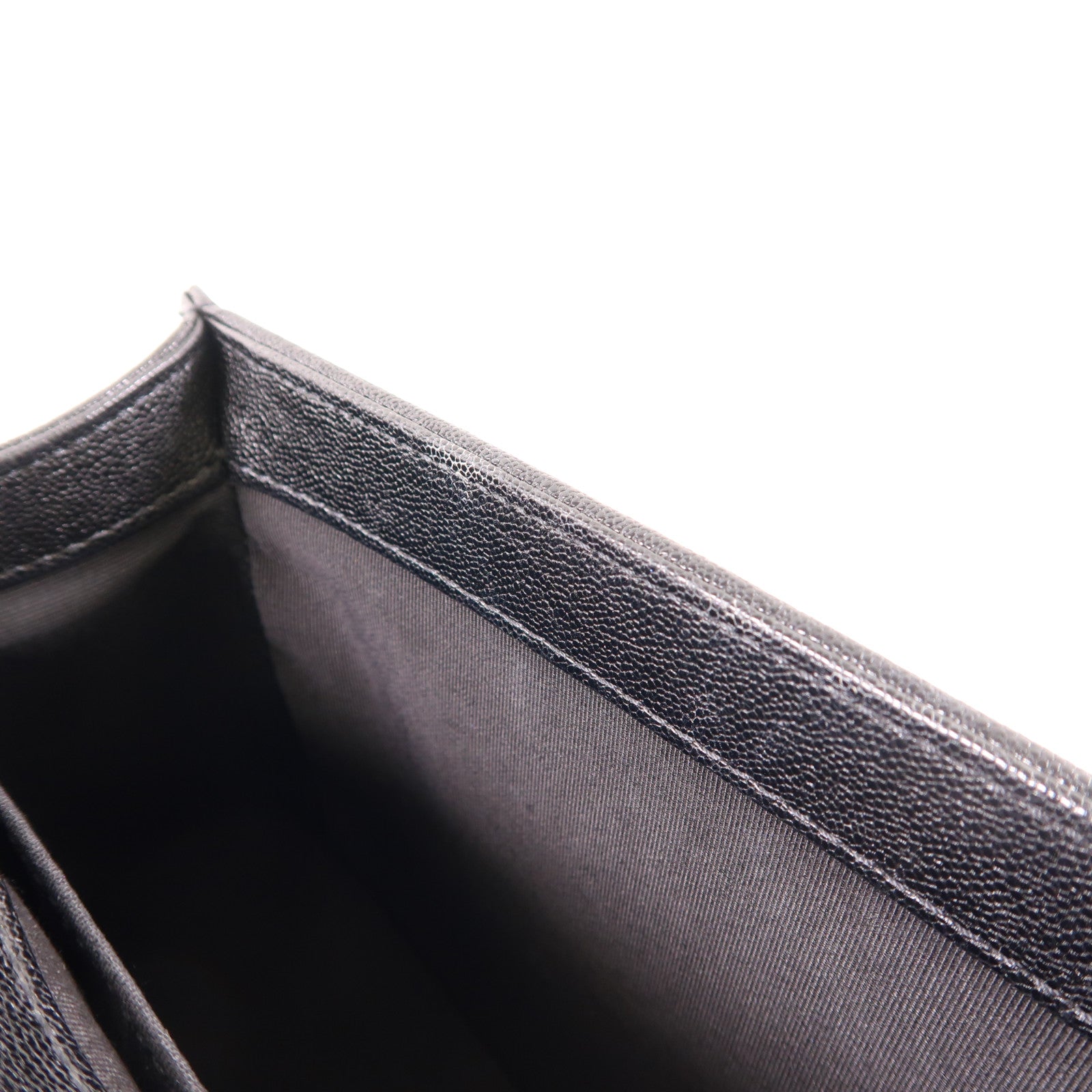 CHANEL CC GHW Boy 25 Shoulder Bag Calfskin Leather Black