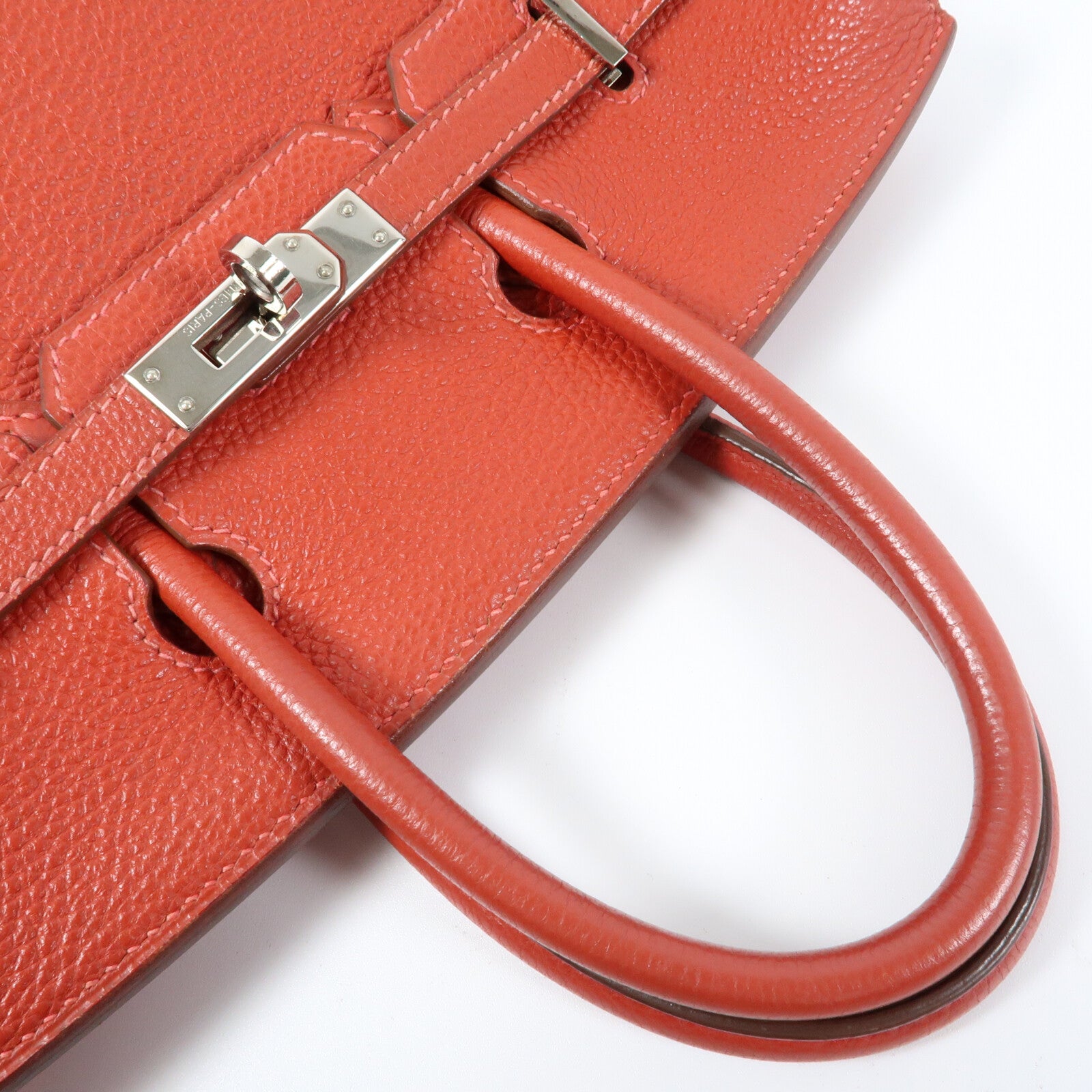 HERMES Togo皮革Birkin 25銀扣手挽袋