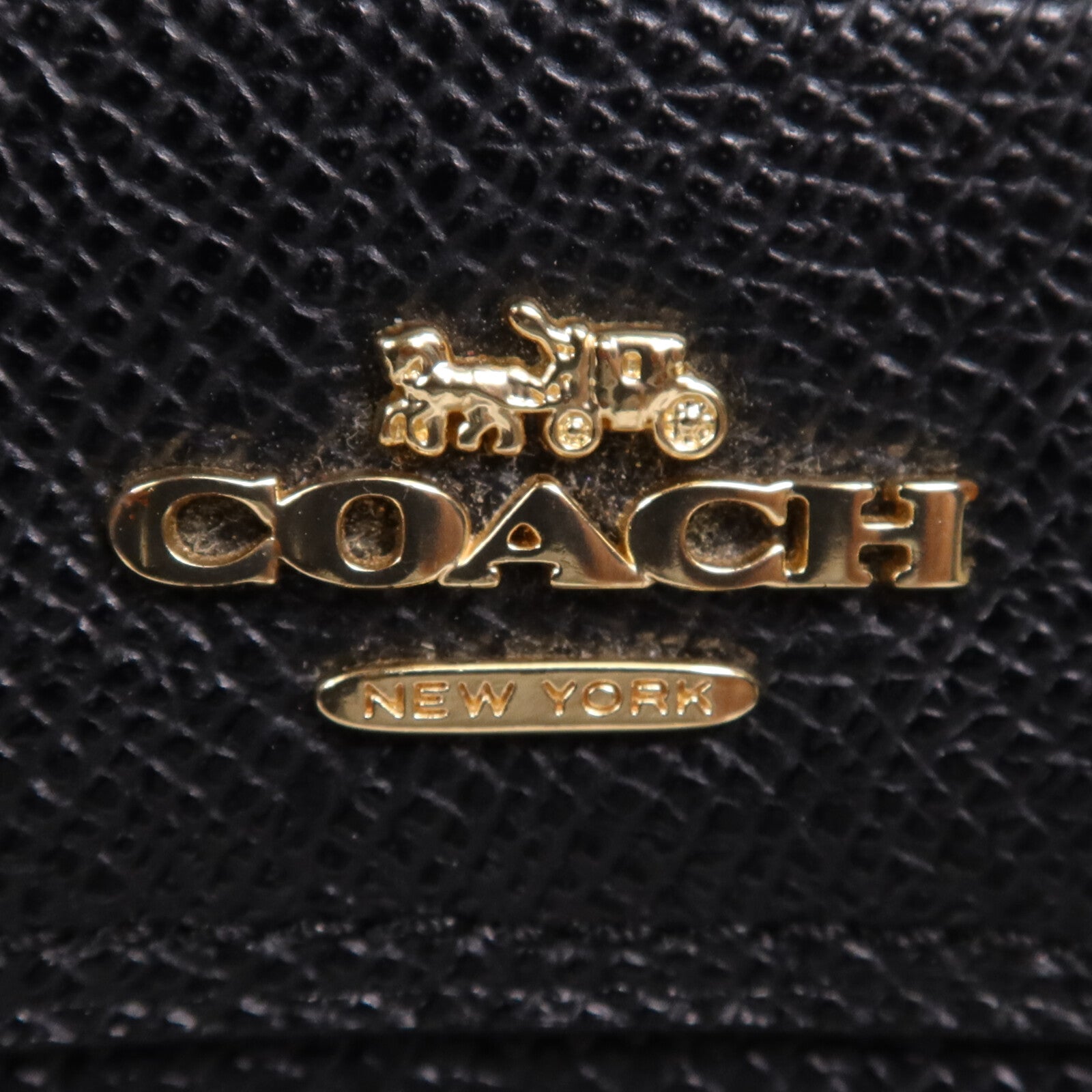 COACH 牛皮皮革Shoulder Bag金扣肩背袋