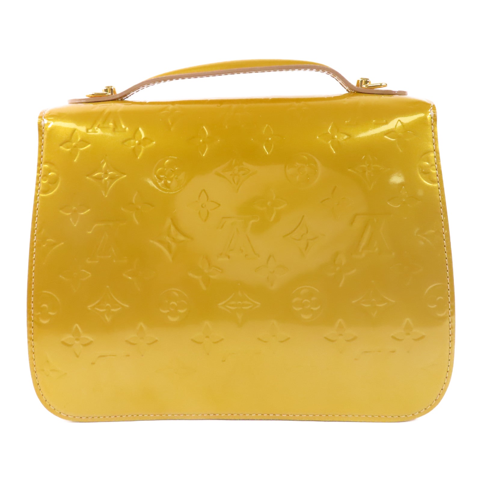 LOUIS VUITTON Monogram Vernis Mirada金扣手挽肩背兩用袋