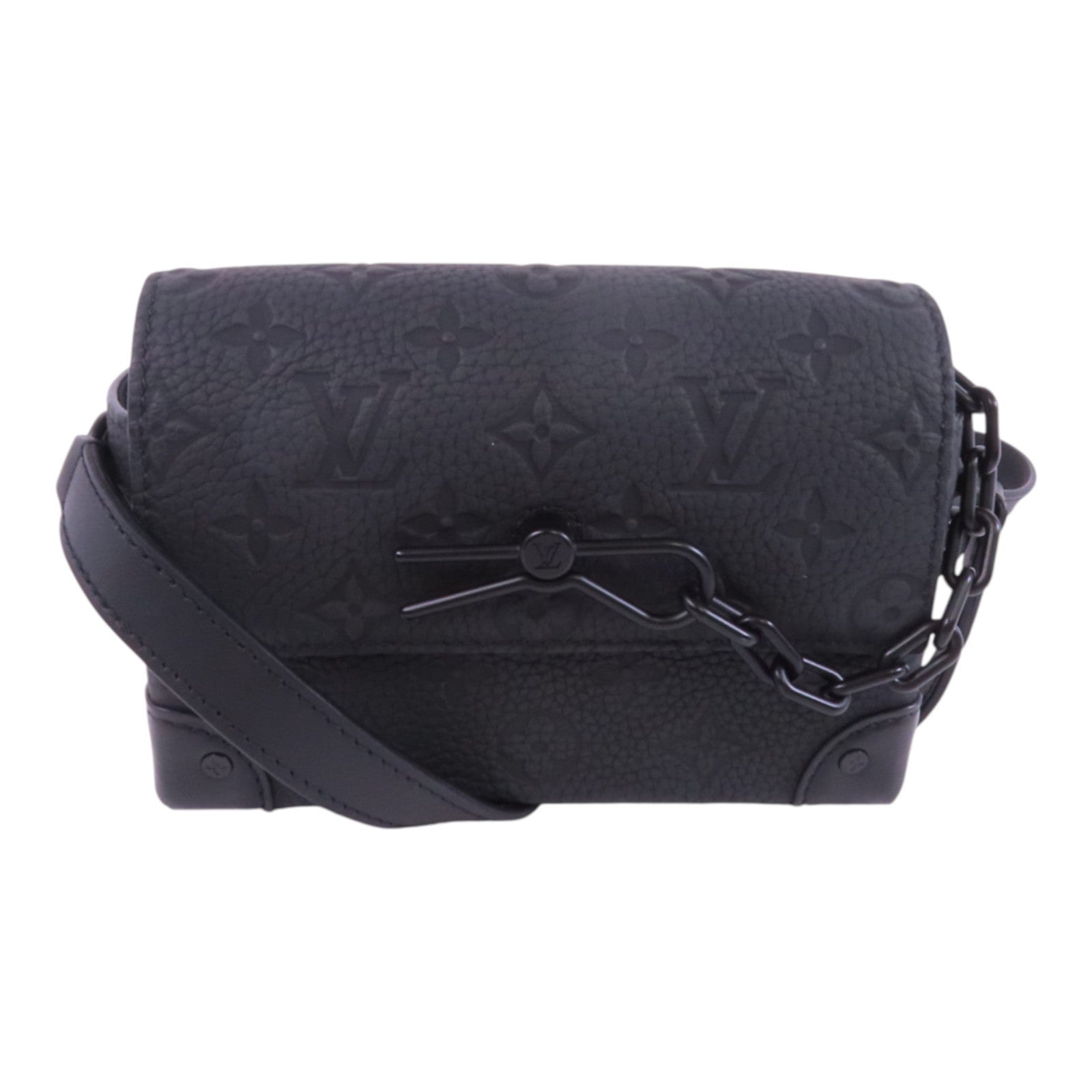 LOUIS VUITTON Monogram Taurillon Steamer肩背袋