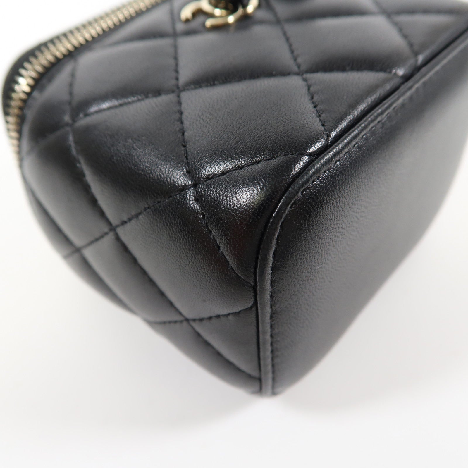 CHANEL 牛皮皮革Shoulder Bag金扣鏈帶手挽肩背兩用袋