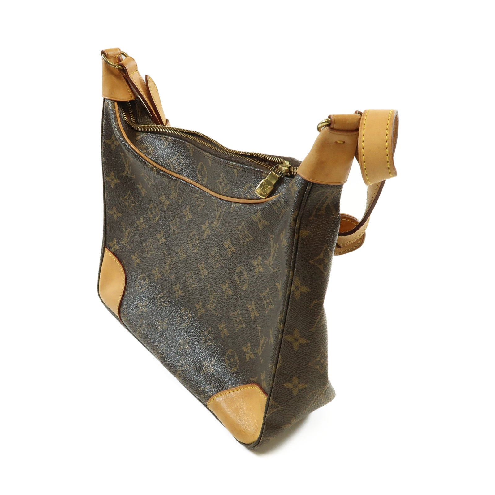 LOUIS VUITTON Monogram Boulogne肩背袋啡色