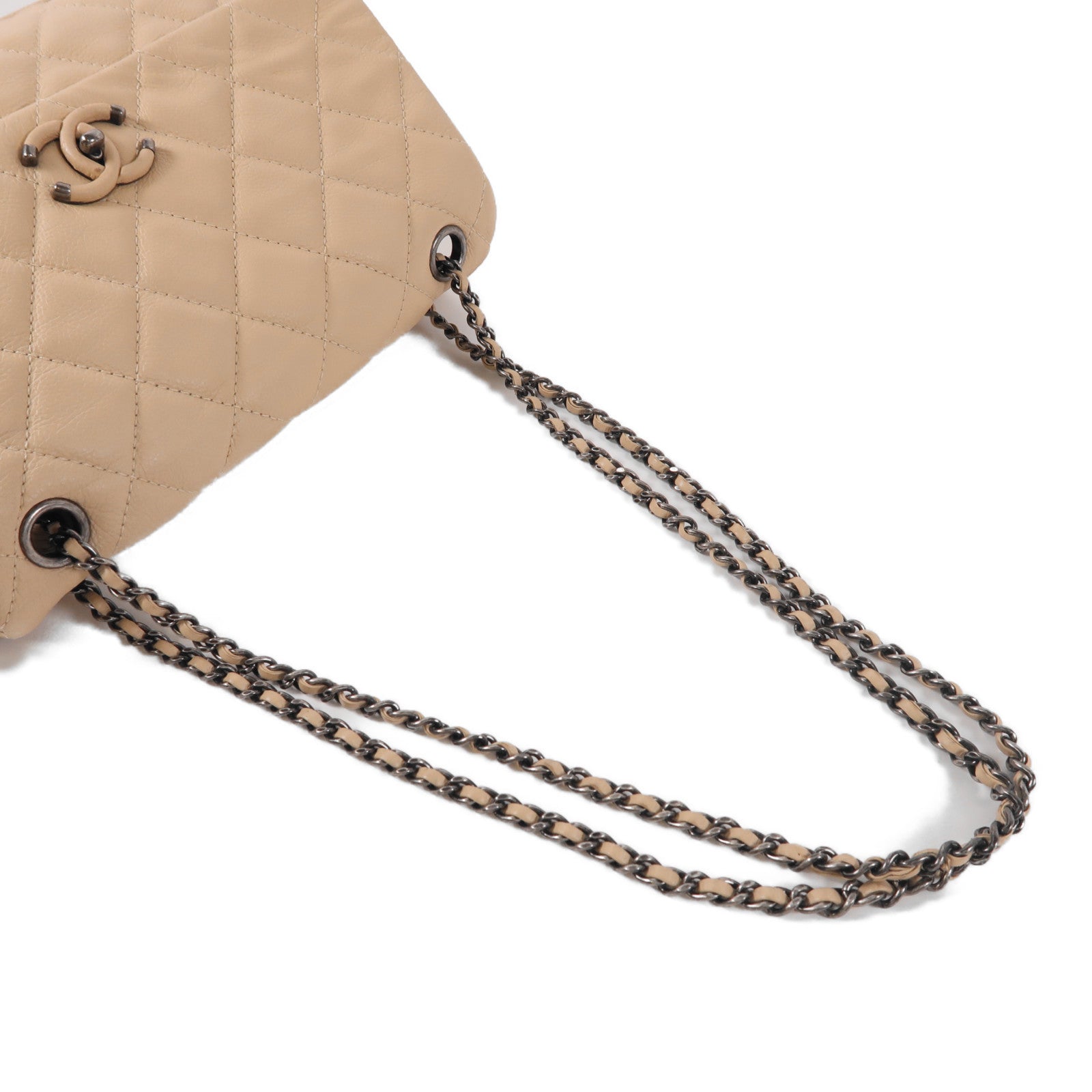 CHANEL 牛皮皮革Chain Shoulder Bag鏈帶肩背袋