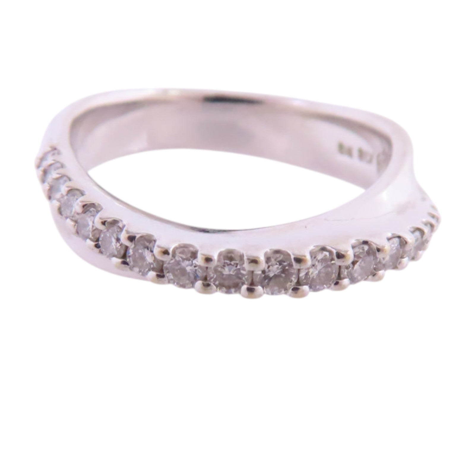 JEWELRY 【激減優惠】18K白金/鑽石Diamond Ring戒指US#5.75