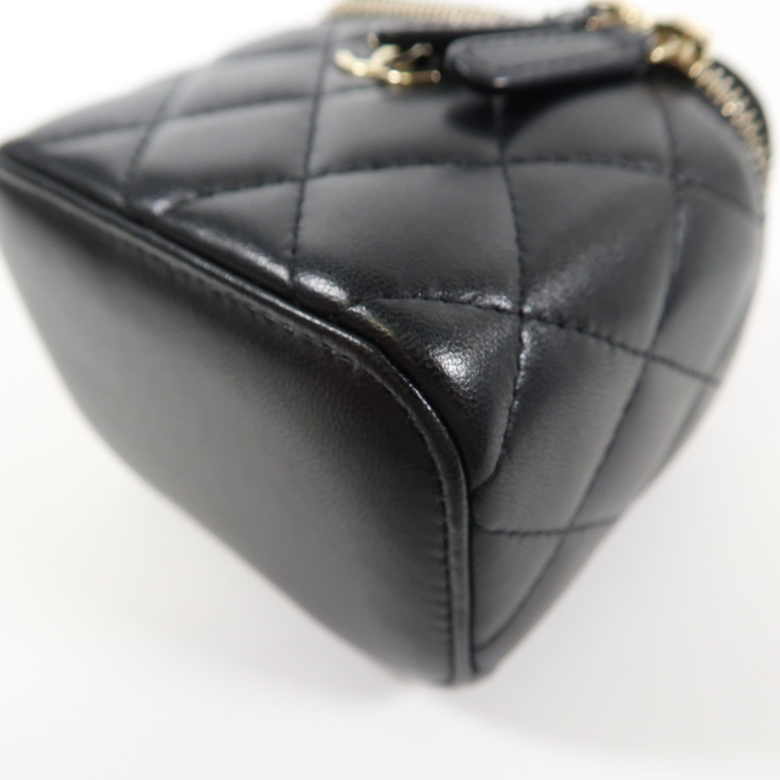 CHANEL 牛皮皮革Shoulder Bag金扣鏈帶手挽肩背兩用袋