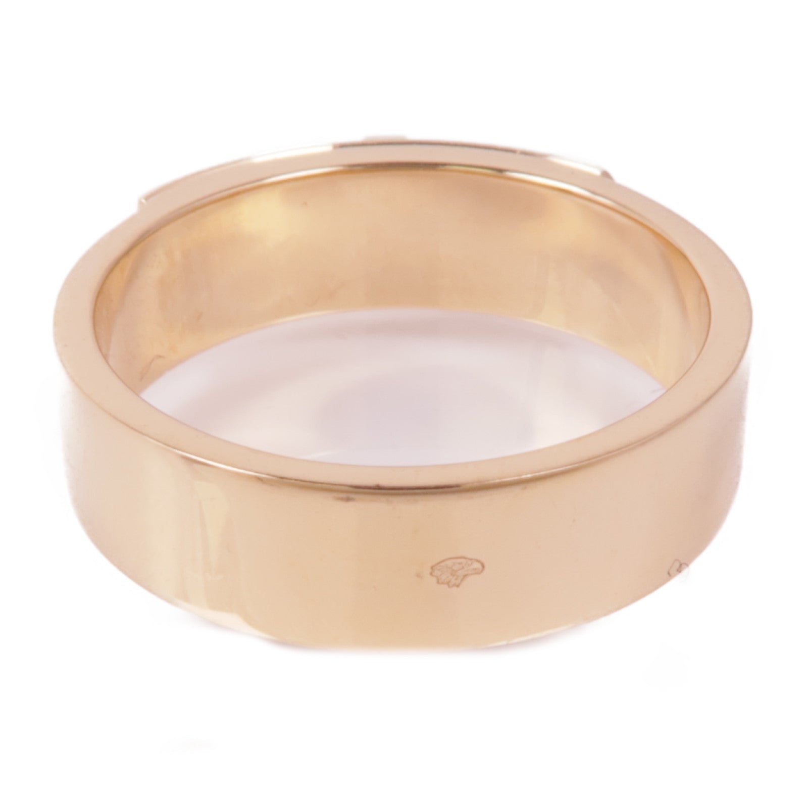 HERMES 【Hermes Fair】18K玫瑰金Kelly Ring鑽石戒指Hermes#50/US#5.25