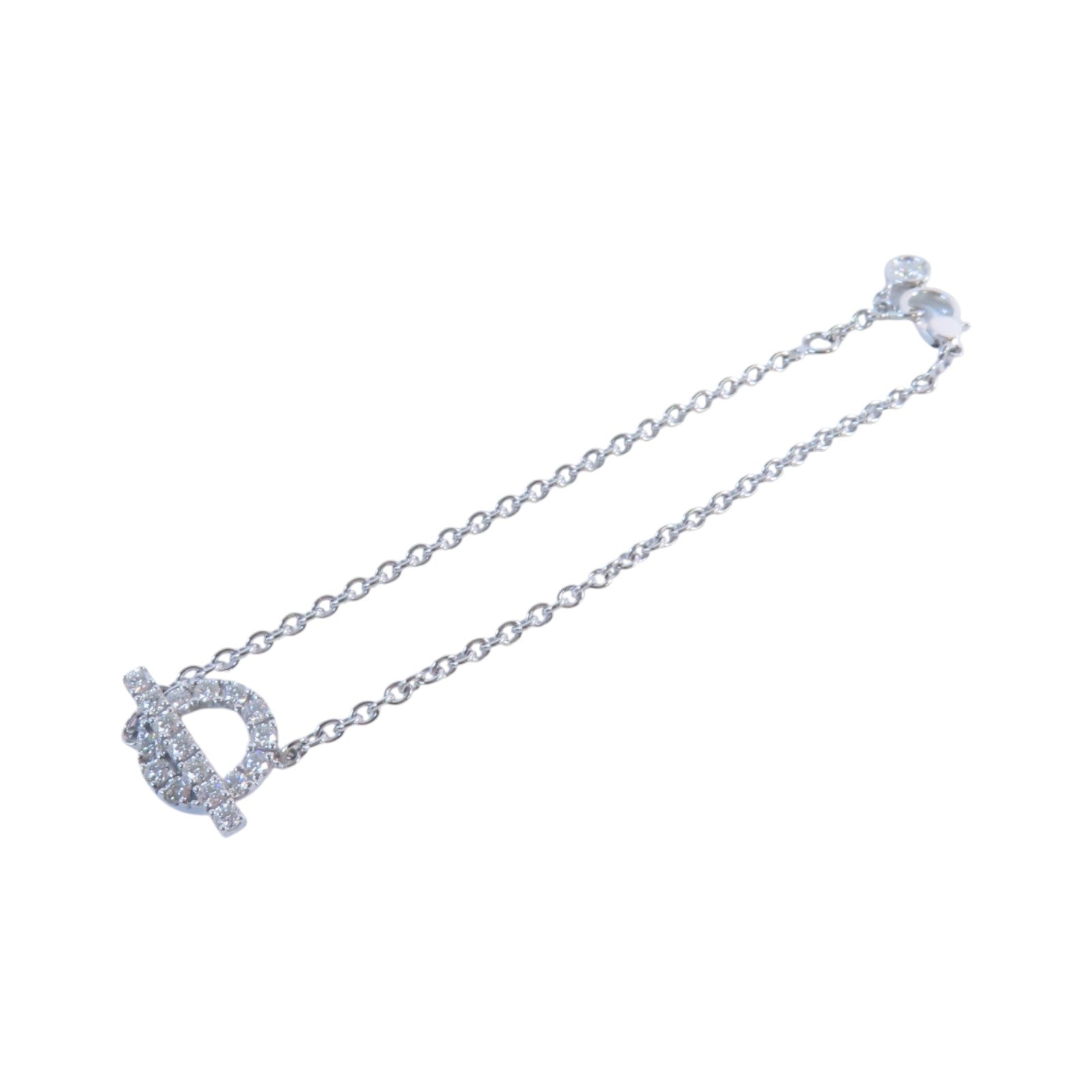 HERMES 【激減優惠】18K白金Finessee Diamond Bracelet銀扣鑽石手鏈