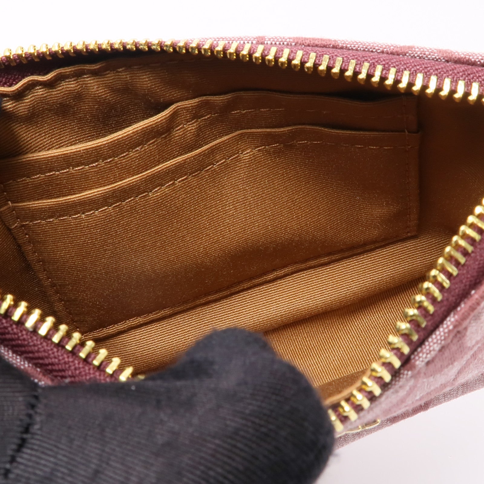 COACH 帆布Nolita 15金扣手挽袋紅色