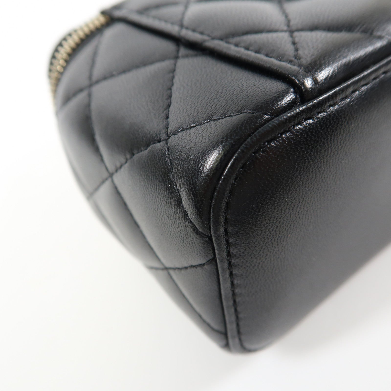 CHANEL 牛皮皮革Shoulder Bag金扣鏈帶手挽肩背兩用袋
