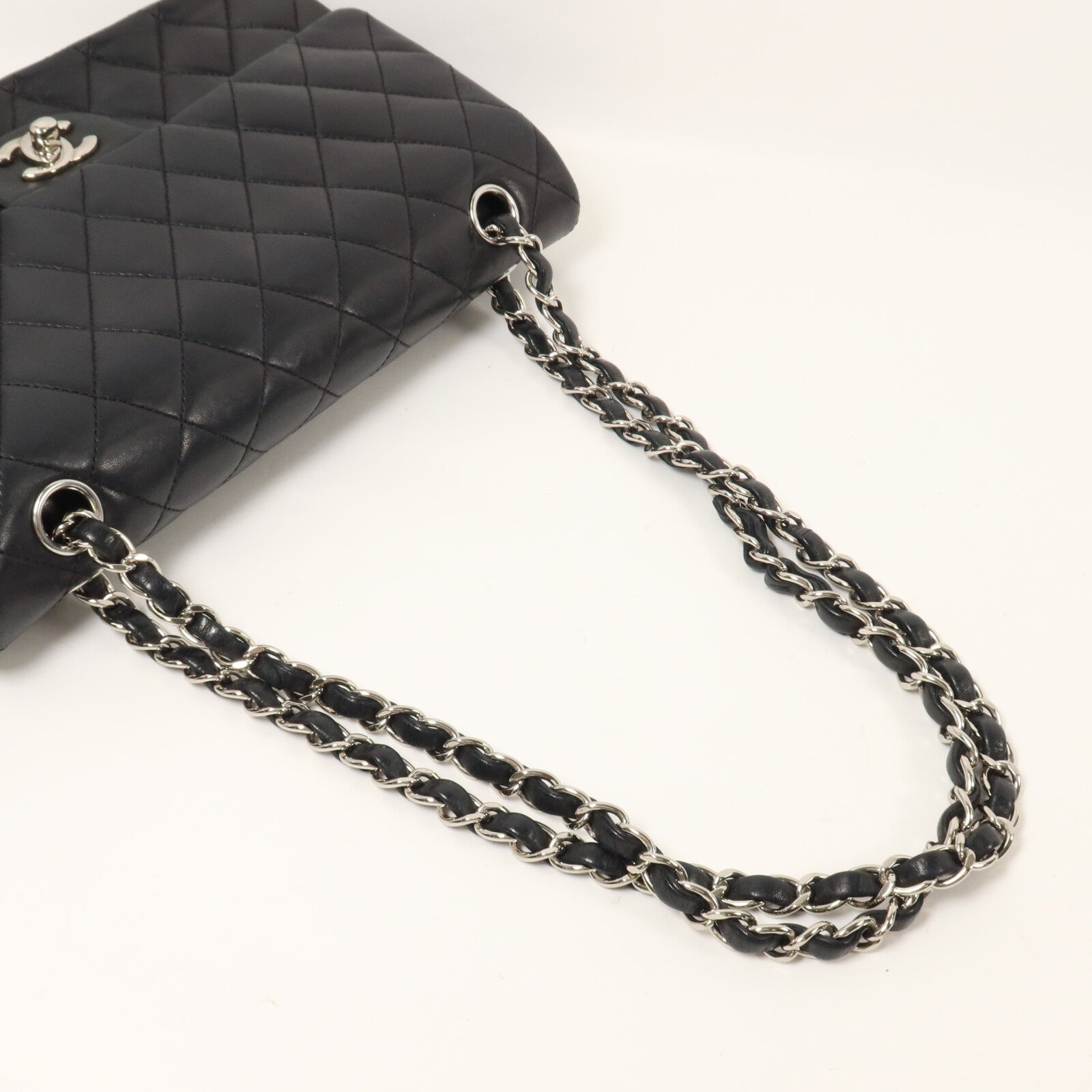 CHANEL 羊皮皮革Vintage Classic 25鏈帶肩背袋