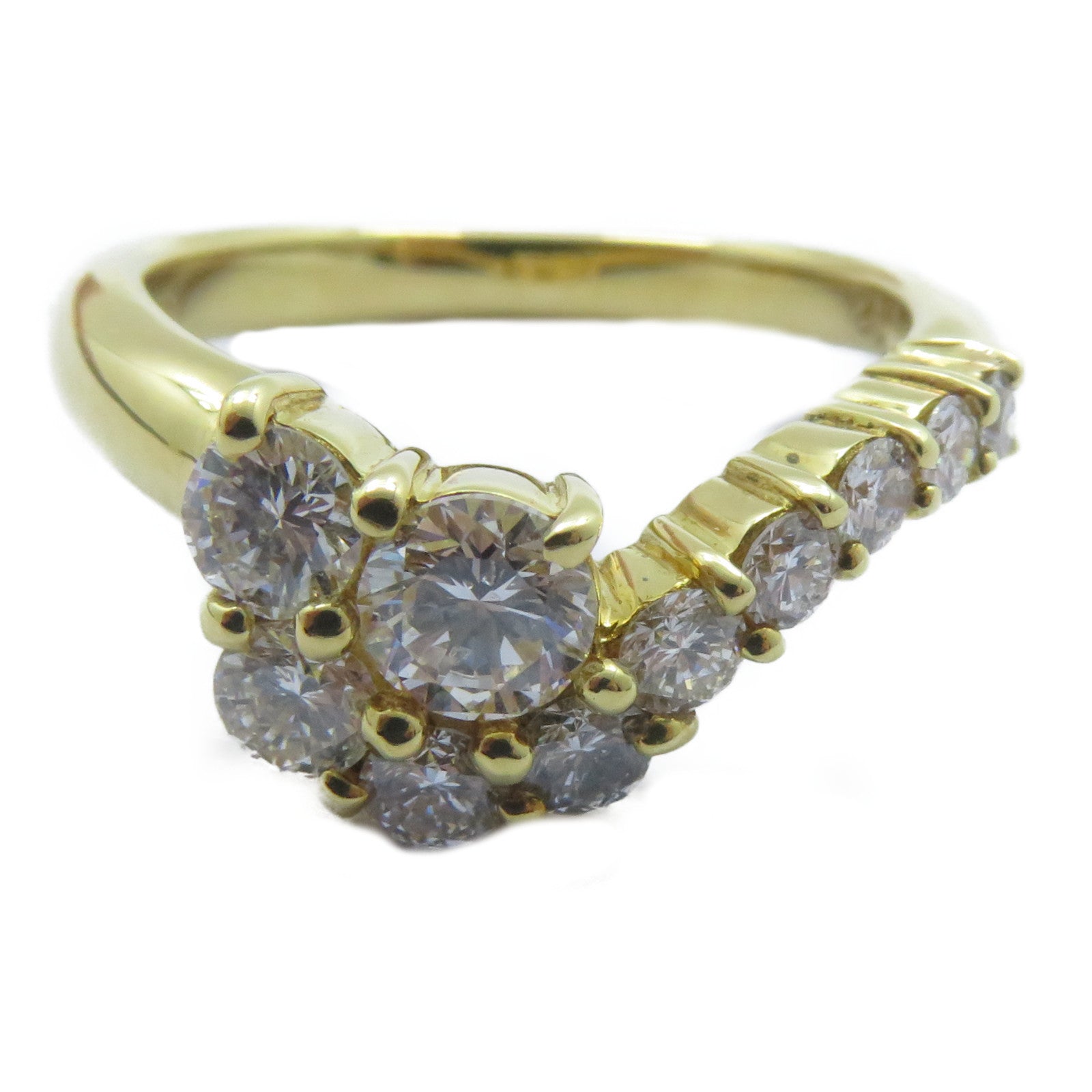 JEWELRY 【激減優惠】18K黃金Diamond Ring 1.02ct鑽石戒指US#5.75