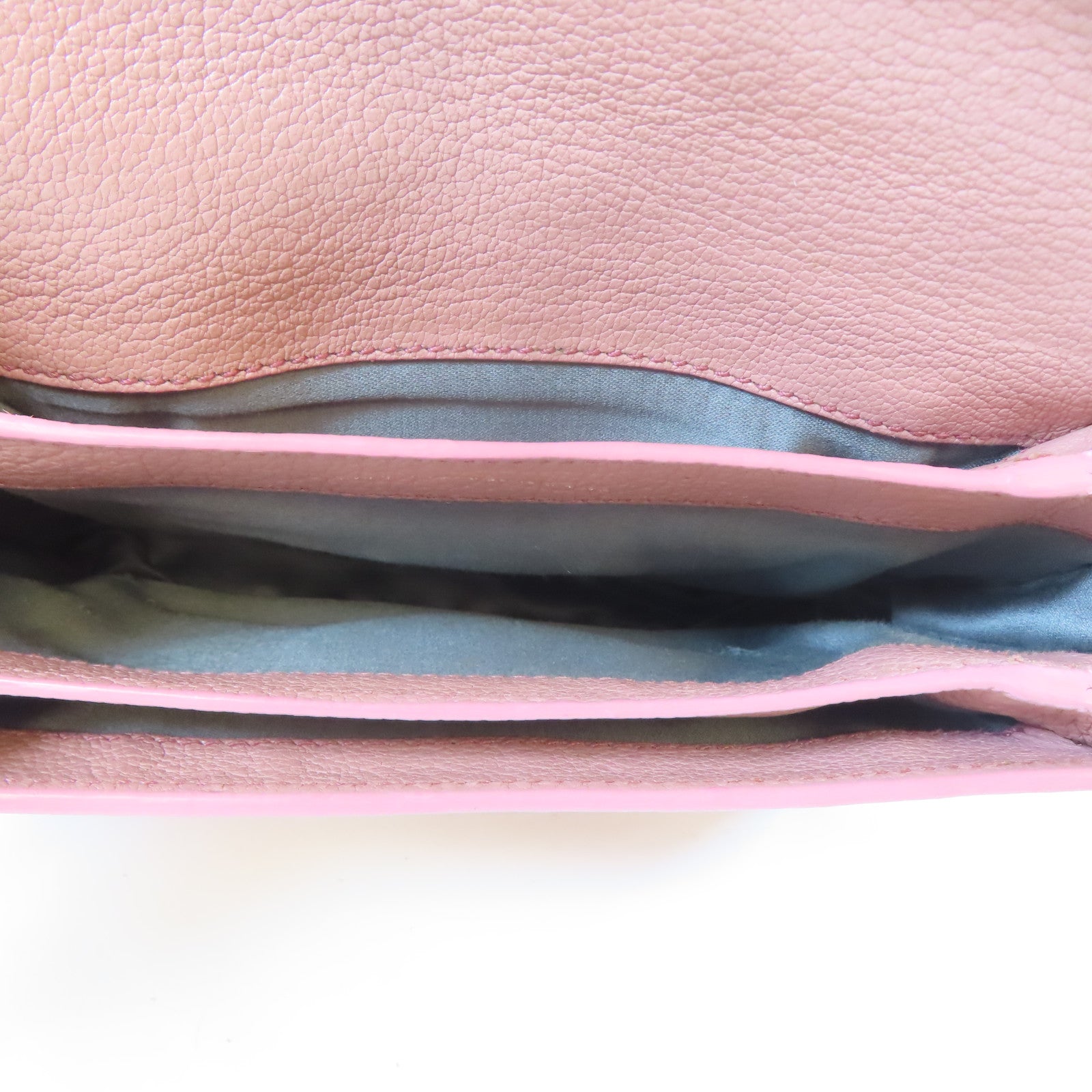 Miu Miu 牛皮皮革2 Way Shoulder Bag金扣手挽肩背兩用袋粉紅色
