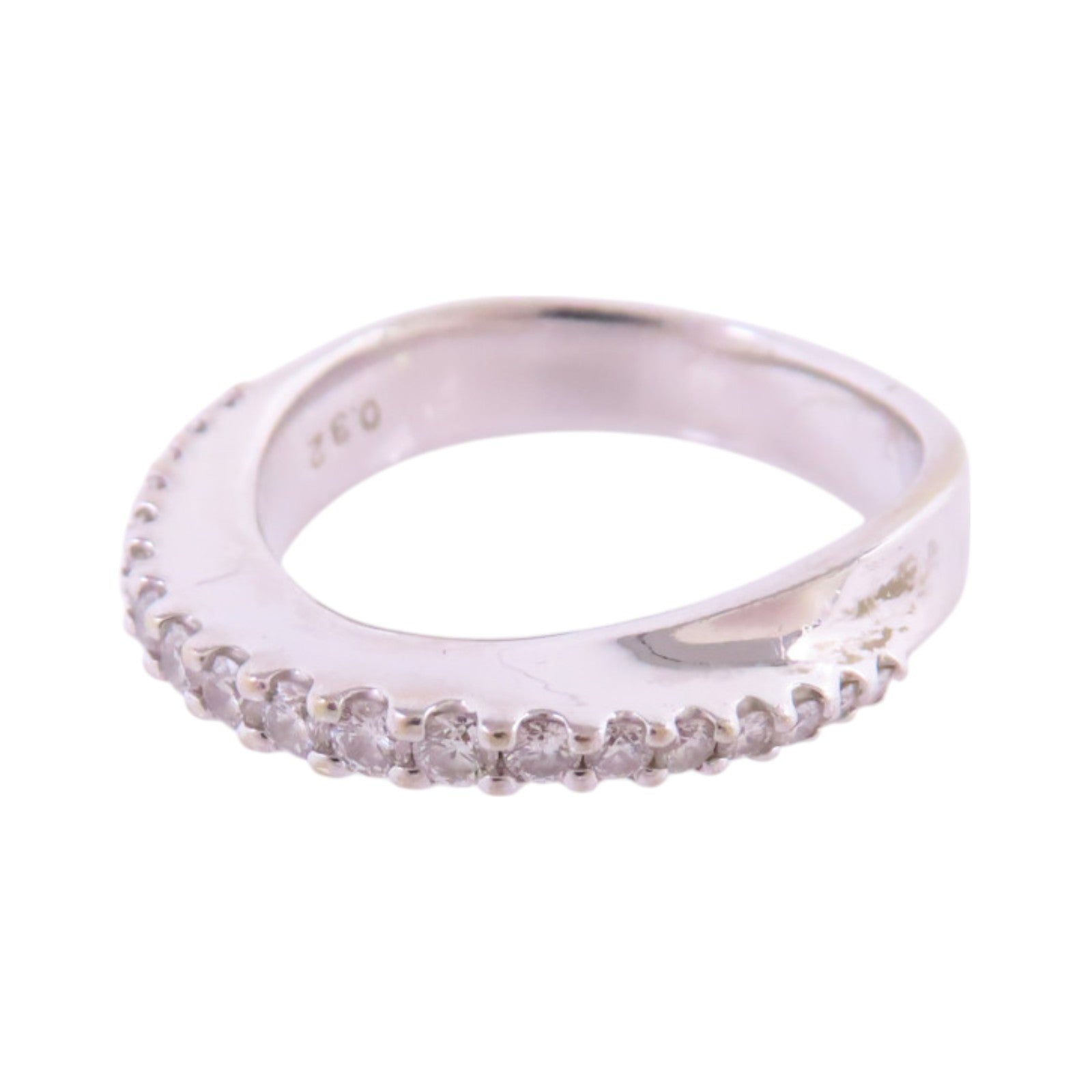 JEWELRY 【激減優惠】18K白金/鑽石Diamond Ring戒指US#5.75