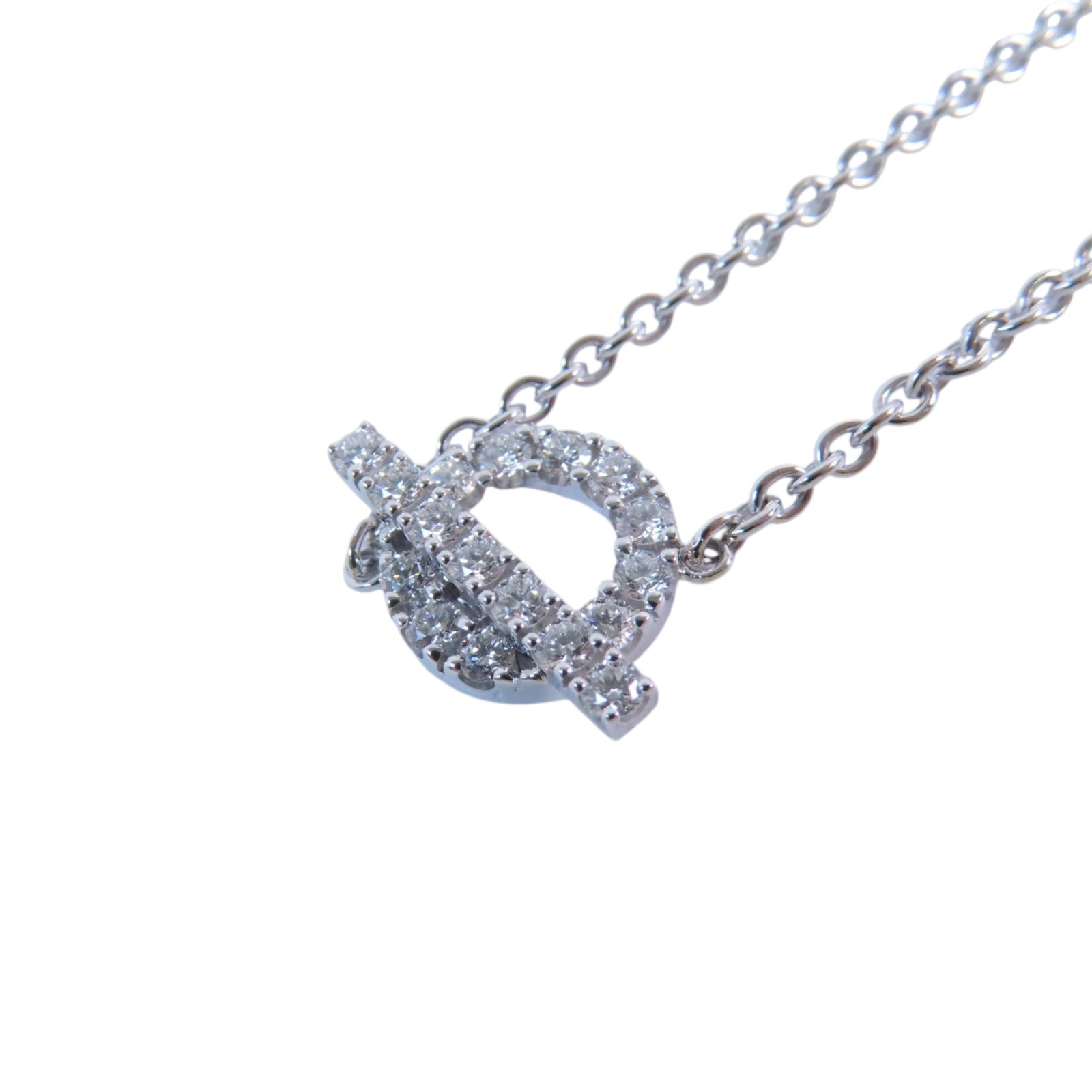 HERMES 18K白金Finessee Diamond Bracelet銀扣鑽石手鏈