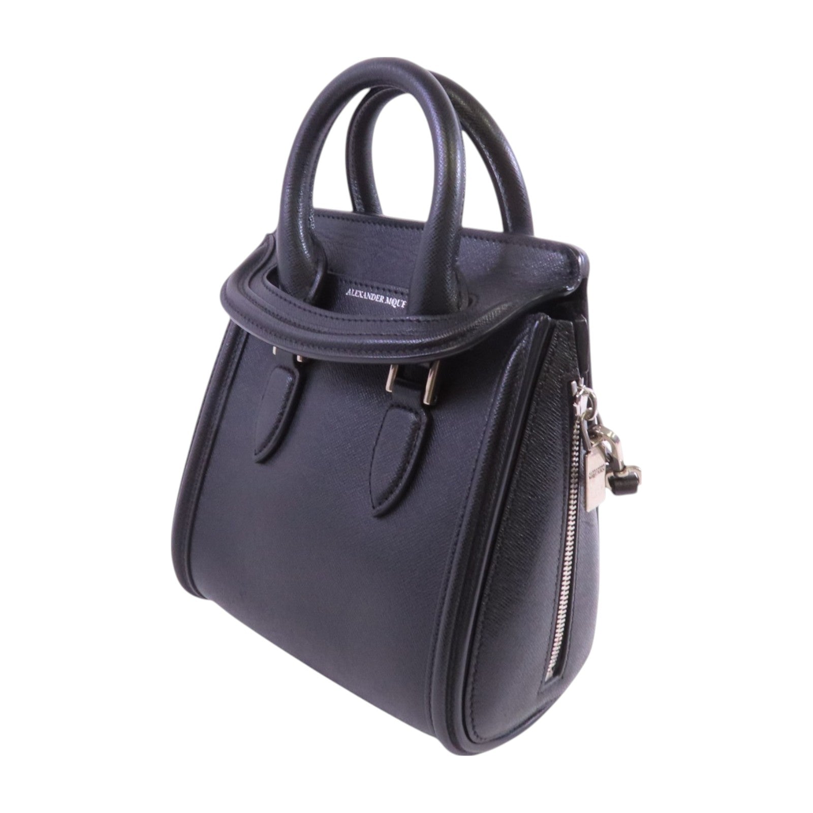 SELECTION 牛皮皮革Heroine Mini銀扣手挽肩背兩用袋