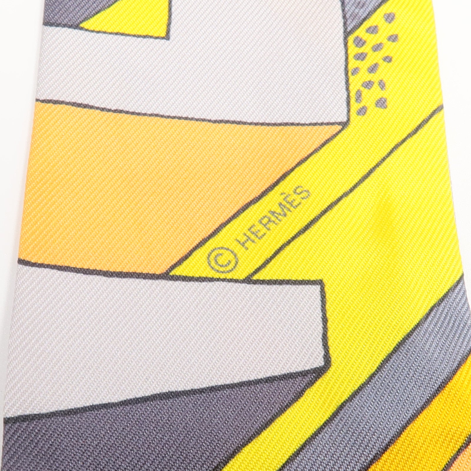 HERMES 絲質Twilly絲巾