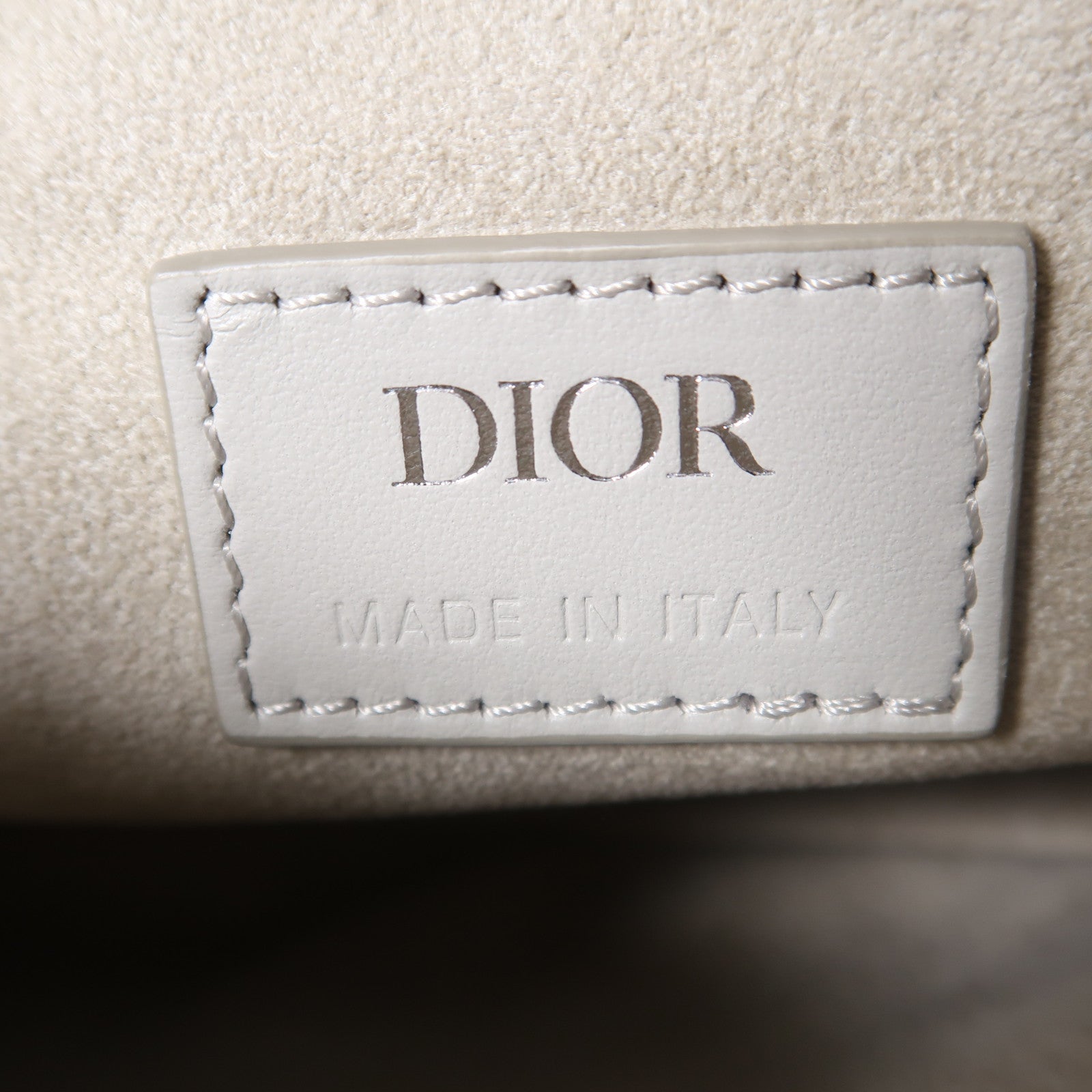 Dior 塗層帆布Men Saddle Bag銀扣肩背袋灰色