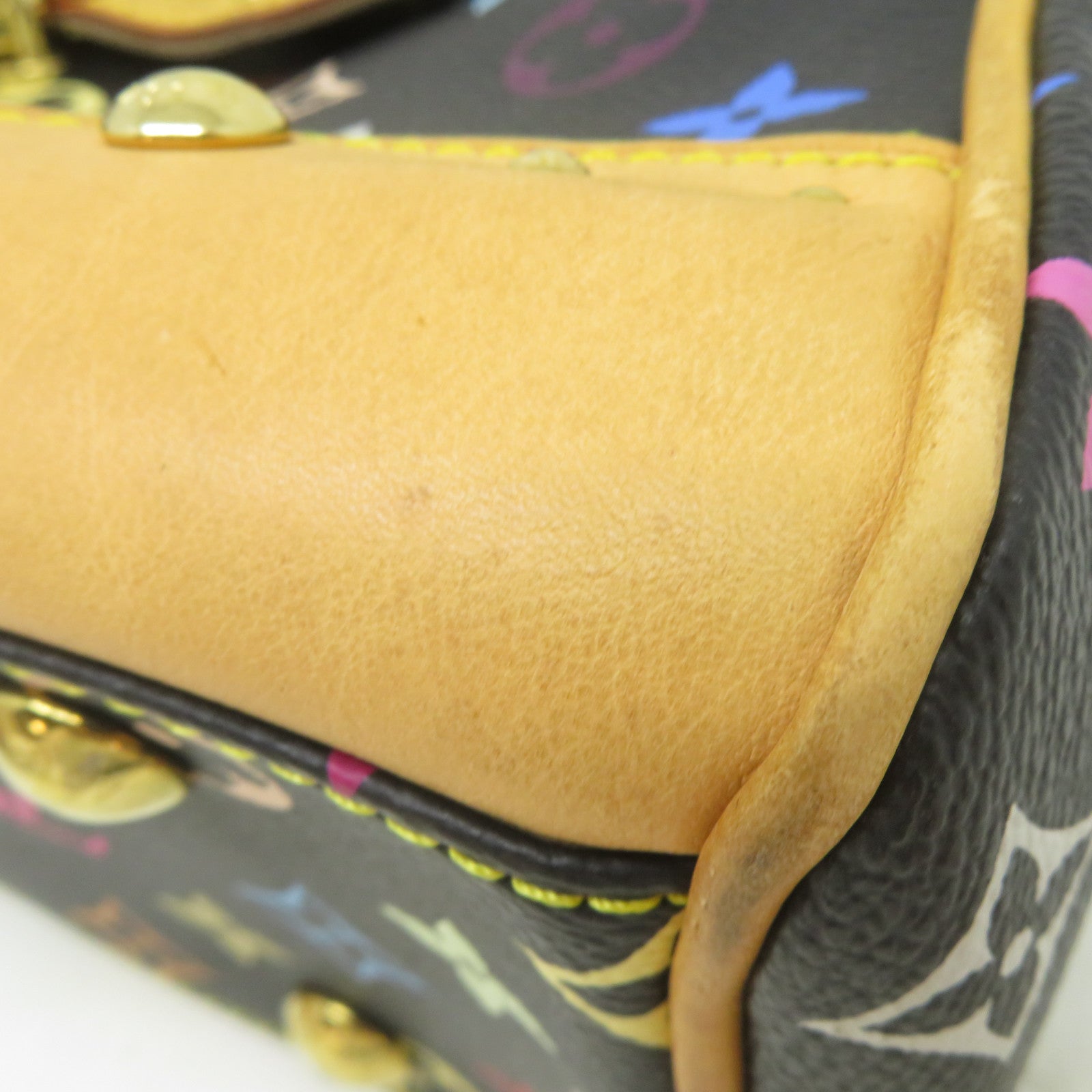 LOUIS VUITTON Monogram Multicolore Beverly金扣肩背袋黑色/彩色