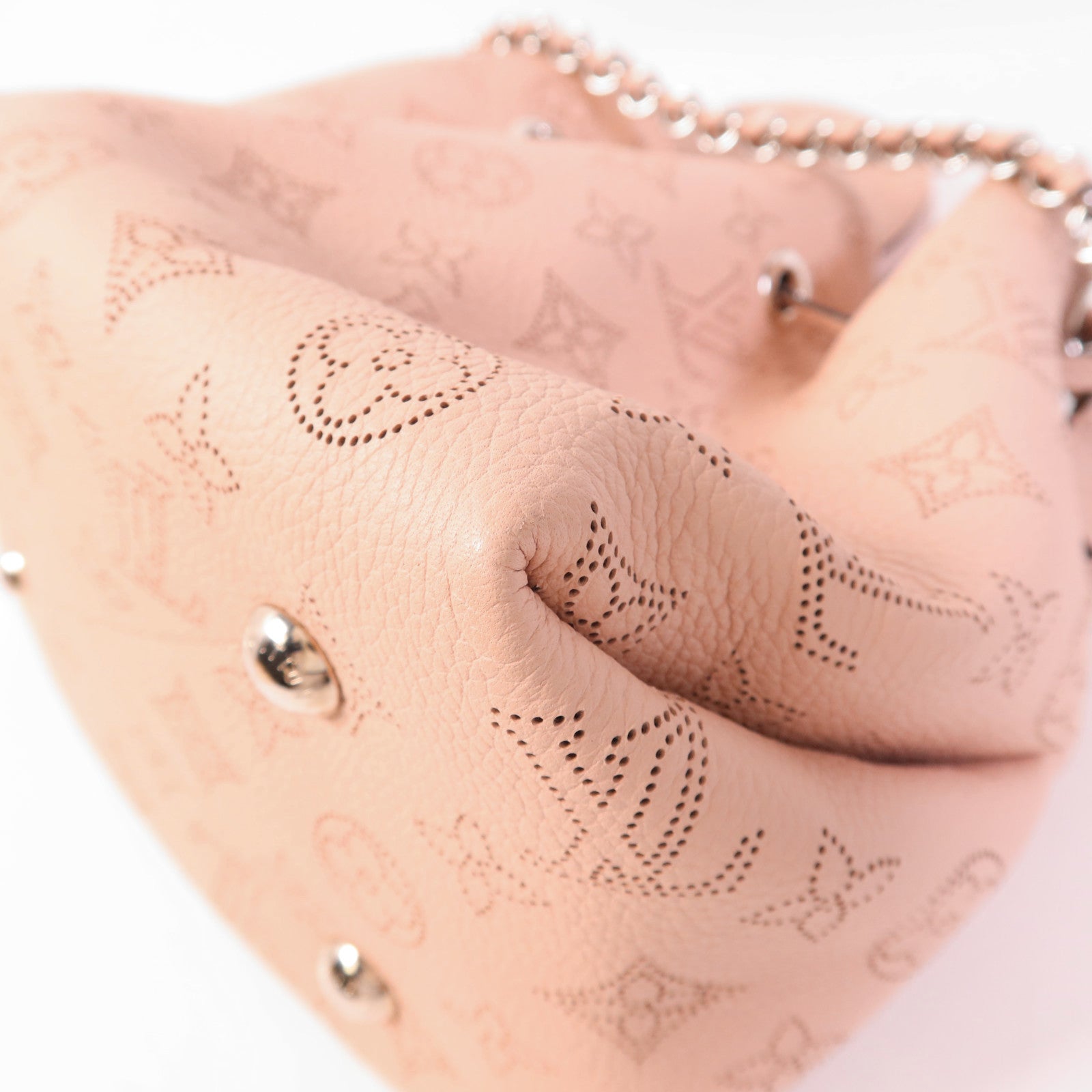 LOUIS VUITTON Mahina Bella銀扣手挽肩背兩用袋