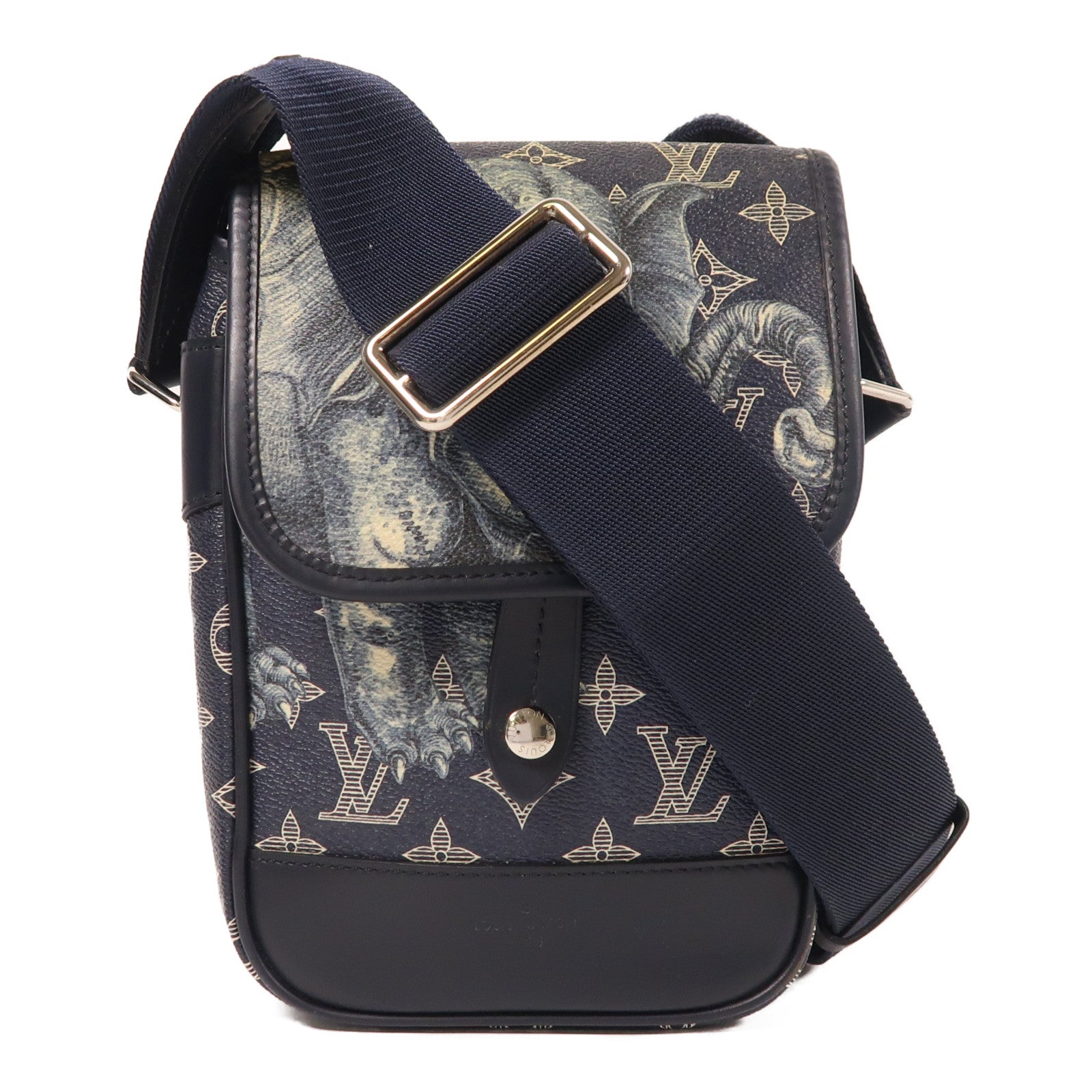 LOUIS VUITTON Monogram Savannah Messenger BB銀扣肩背袋