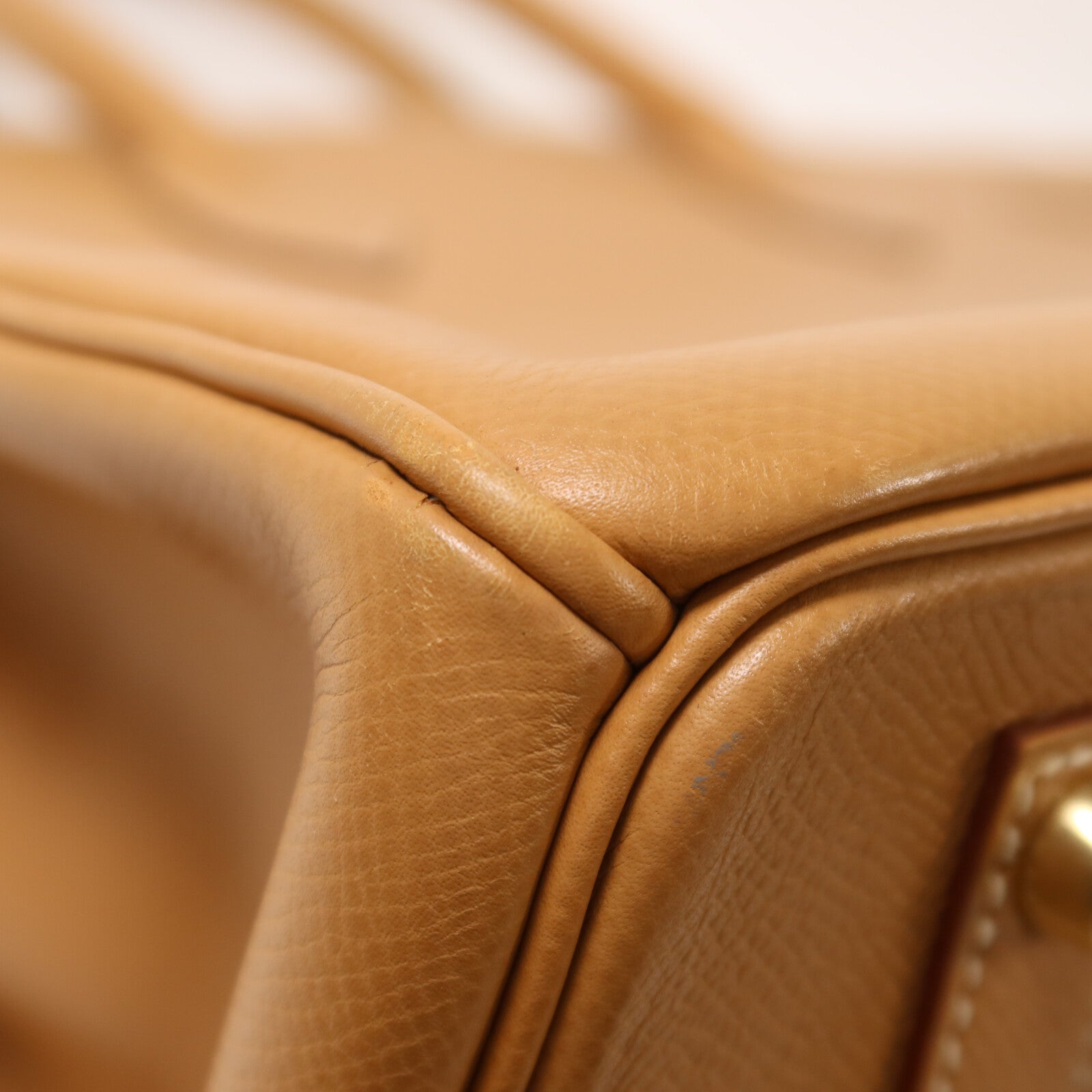 HERMES Epsom皮革Birkin 35手挽袋Gold