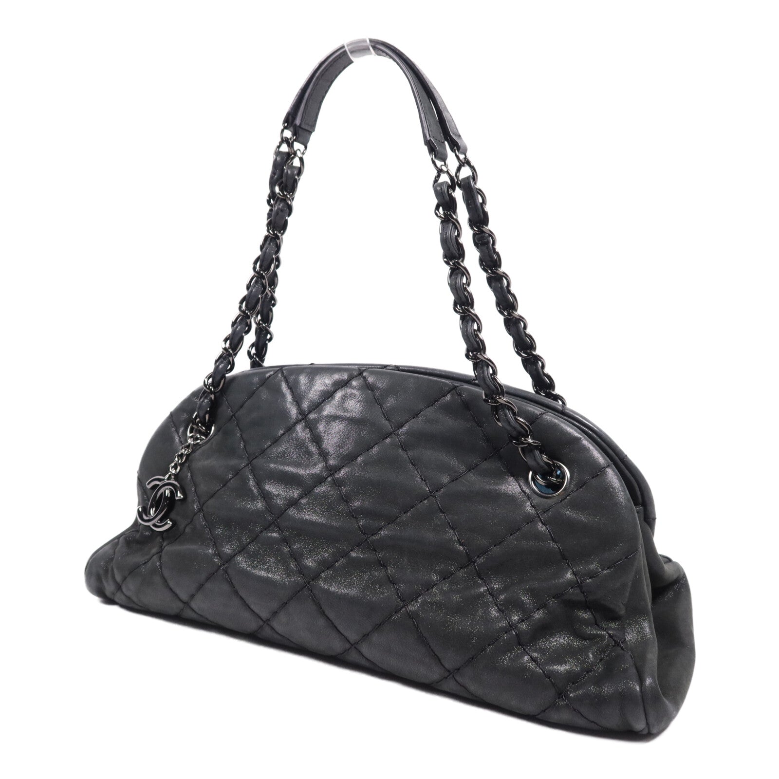 CHANEL 牛皮皮革Shoulder Bag鏈帶肩背袋