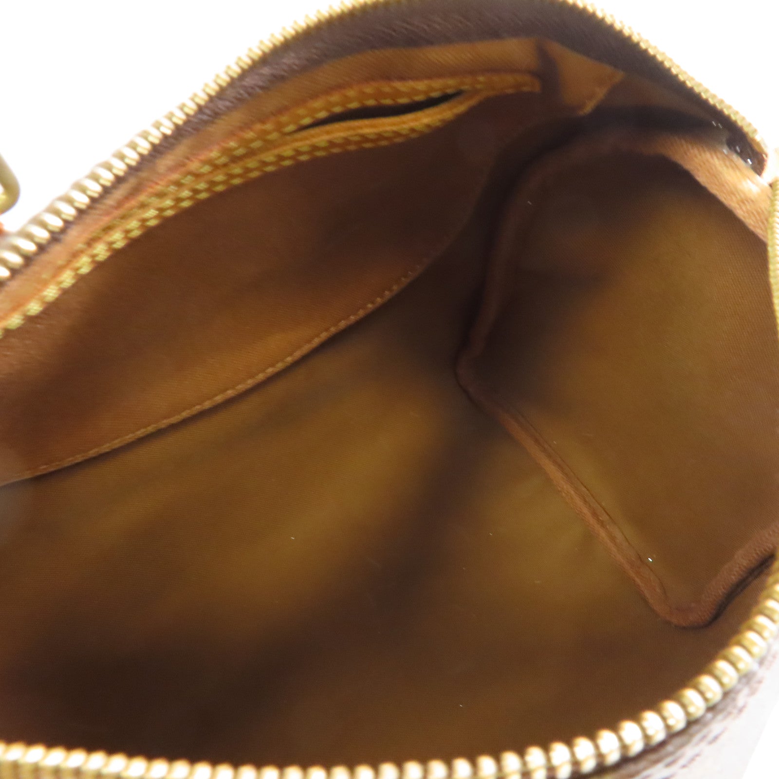 LOUIS VUITTON Monogram Speedy 25金扣手挽袋啡色
